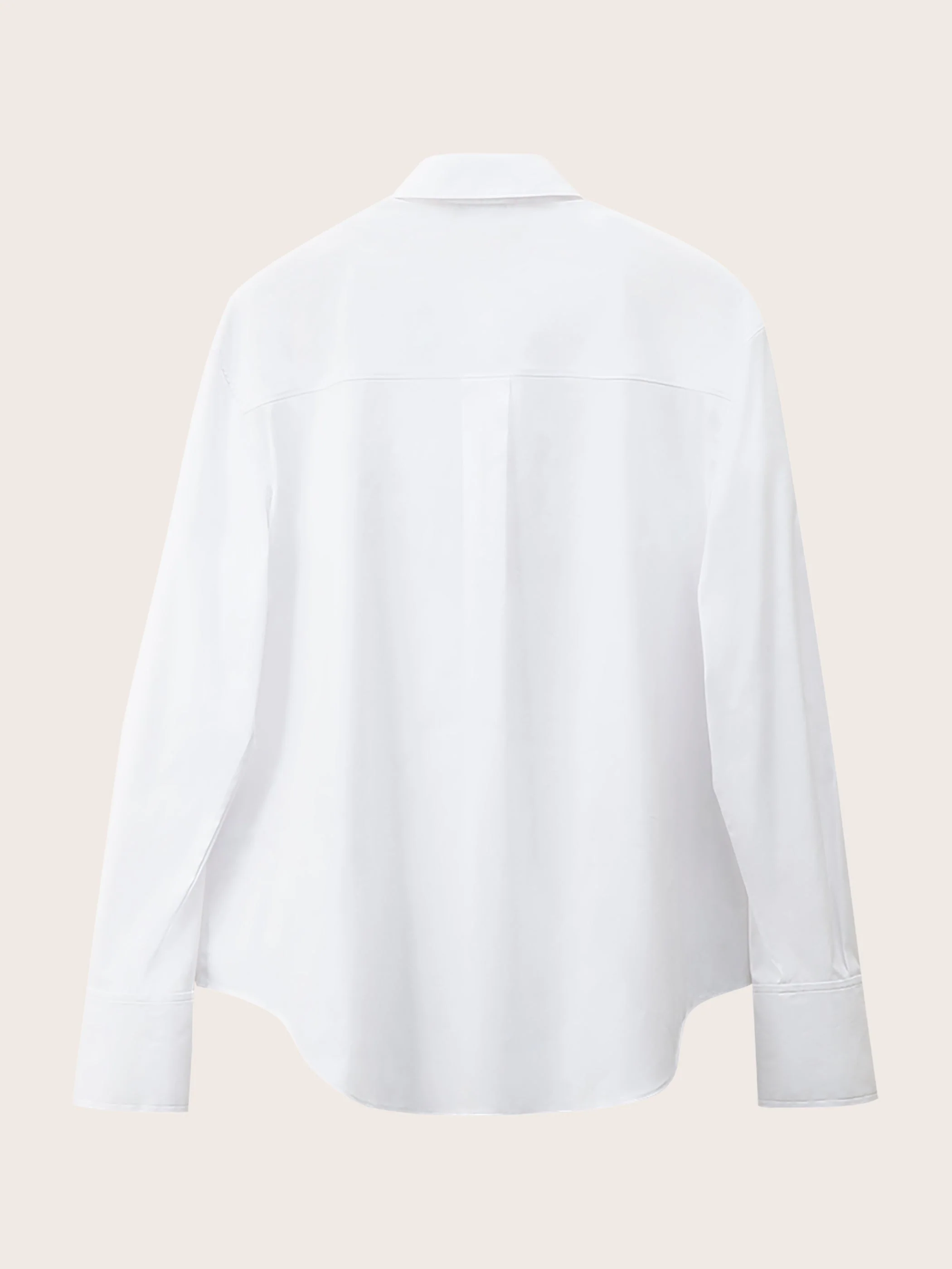 MATILDA OVERSIZED STRETCH COTTON BLOUSE - Image 9