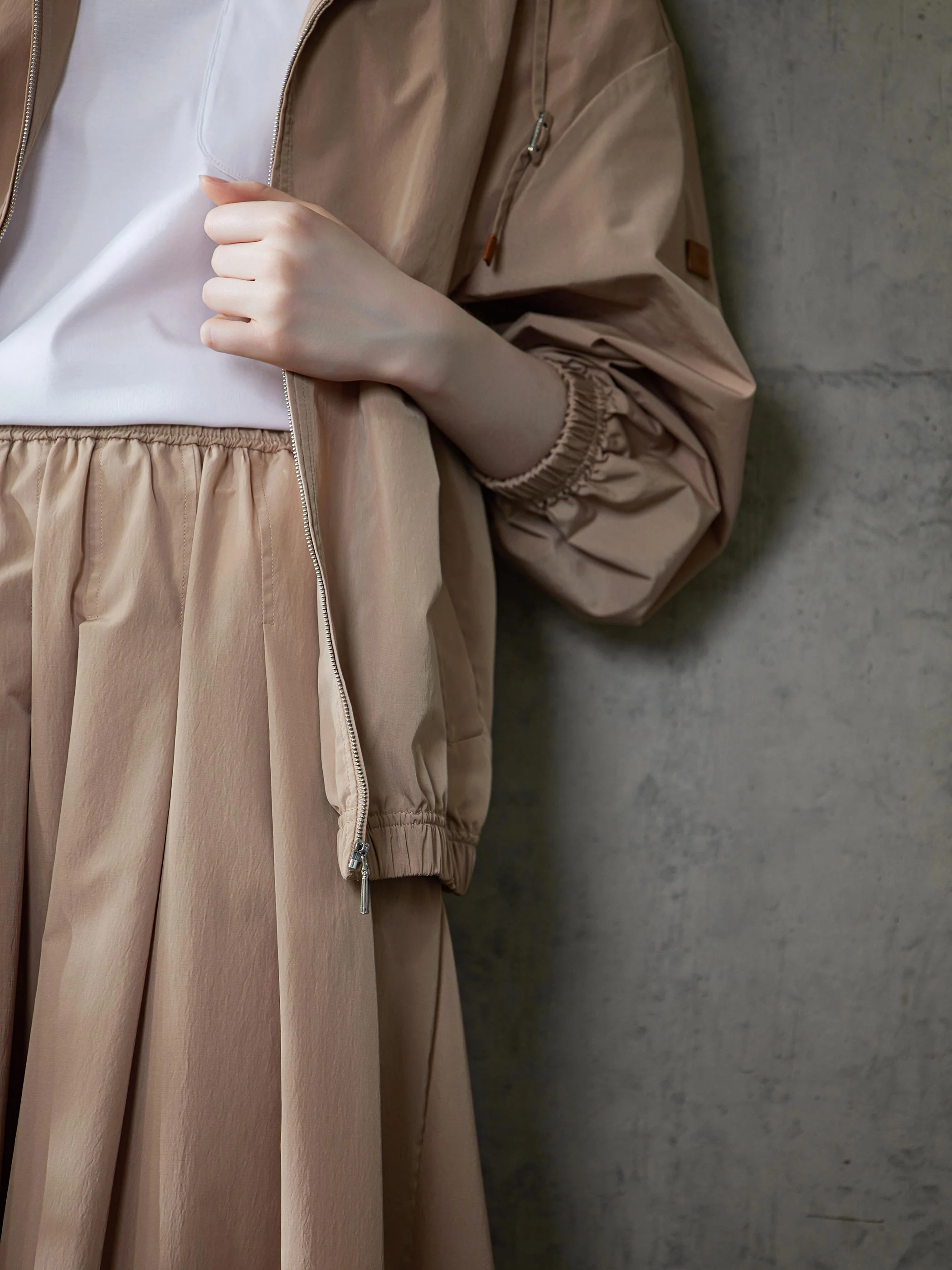 MAXI PLEATED SKIRT W/ POCKETS - Image 4