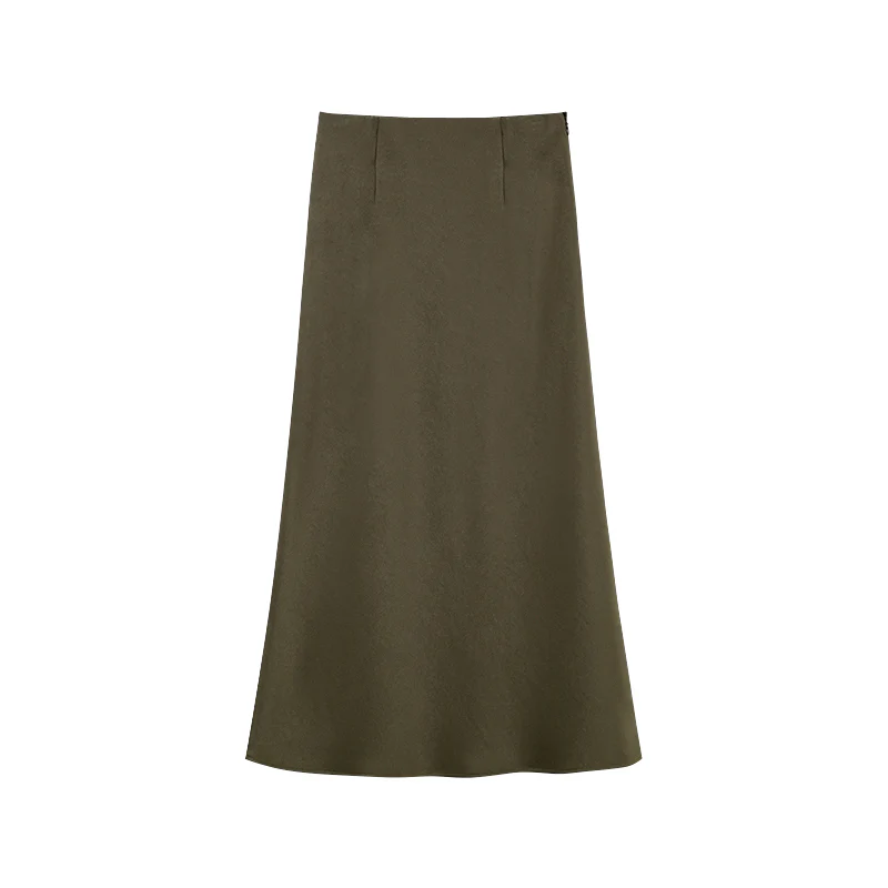 MAXI SATIN SKIRT - Image 5