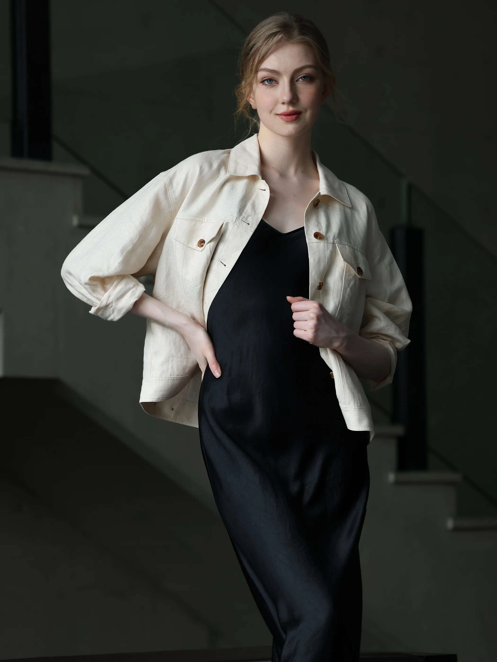 MAXI SLIP DRESS - Image 2