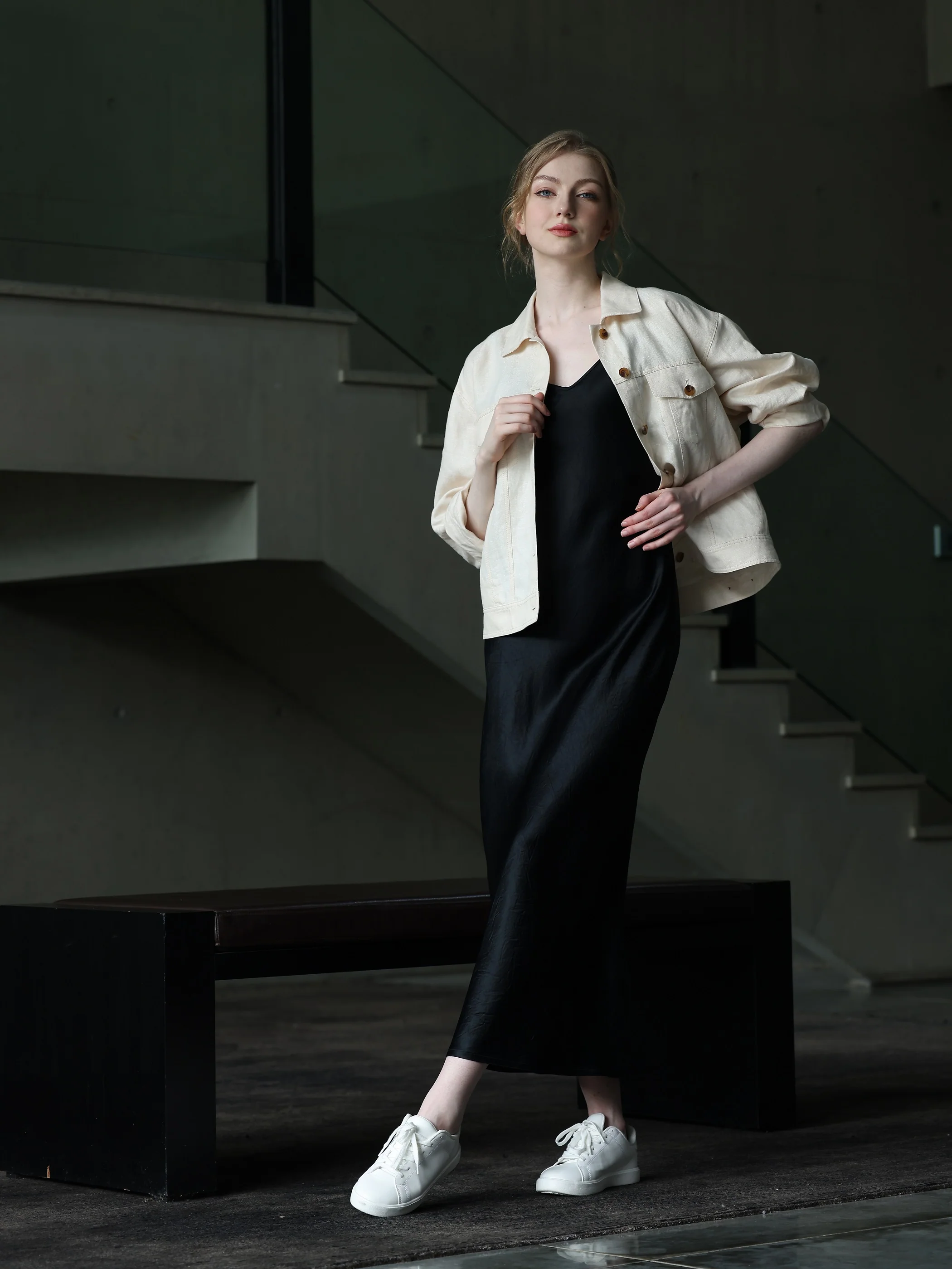 MAXI SLIP DRESS - Image 3