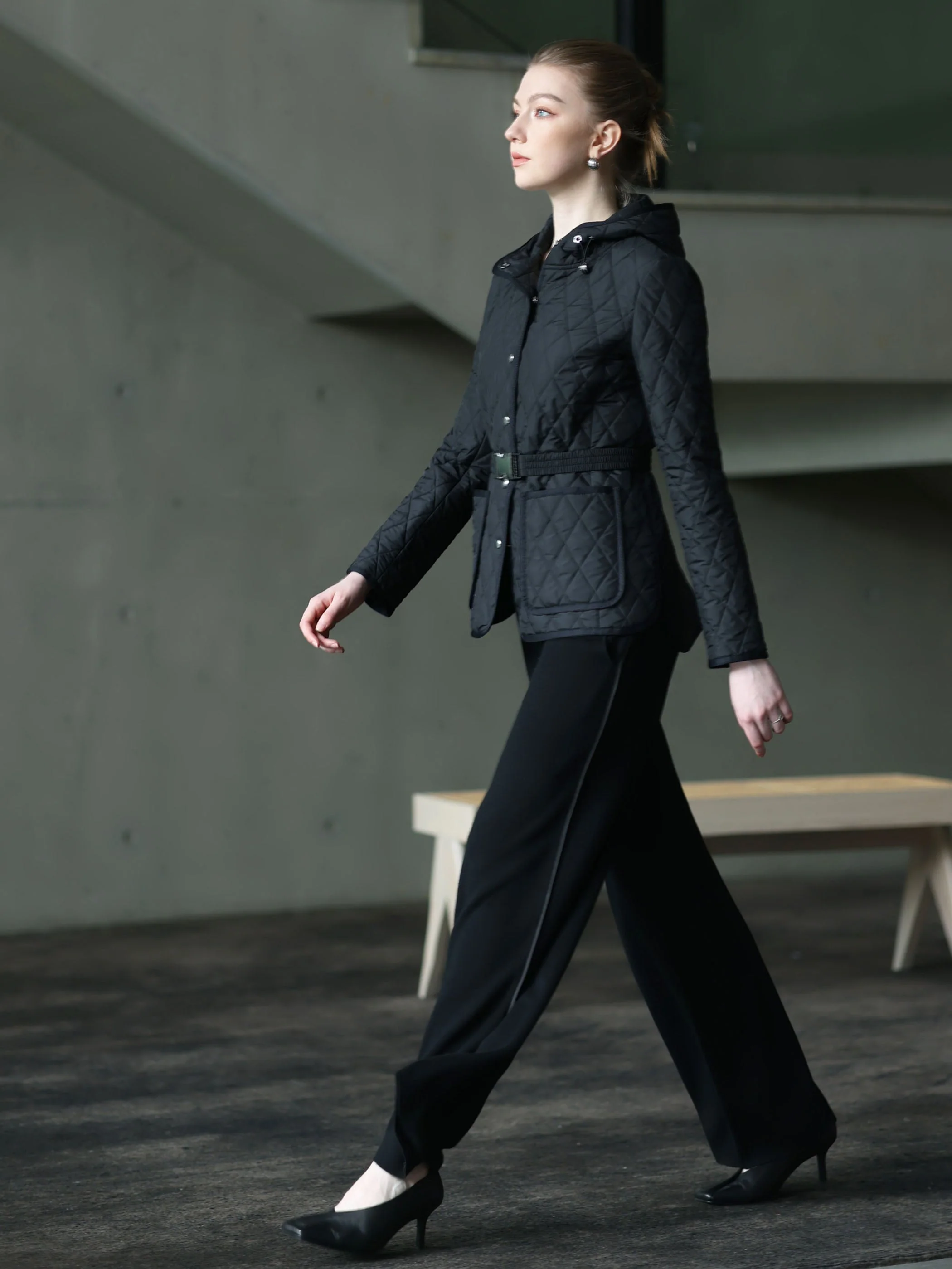 MERINO KNIT PANTS W/ PIPING DETAILS - Image 4
