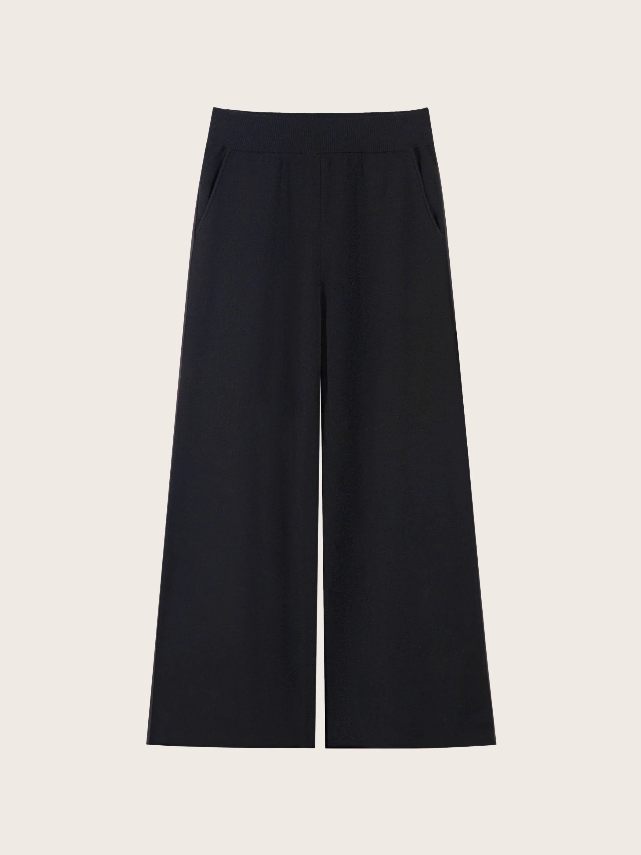 MERINO KNIT PANTS W/ PIPING DETAILS - Image 6