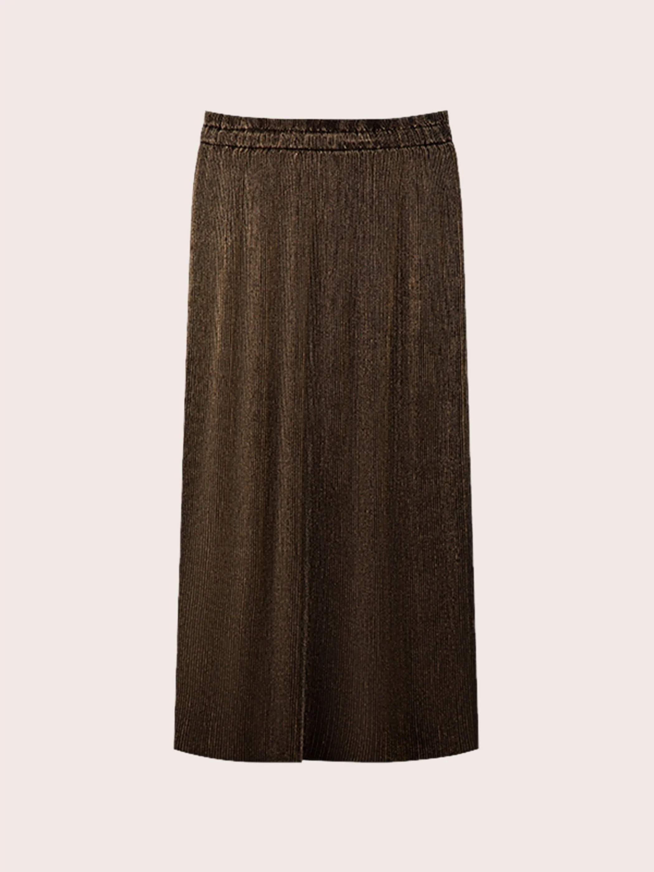 HARLOW METALLIC PLEATED SKIRT - Image 8