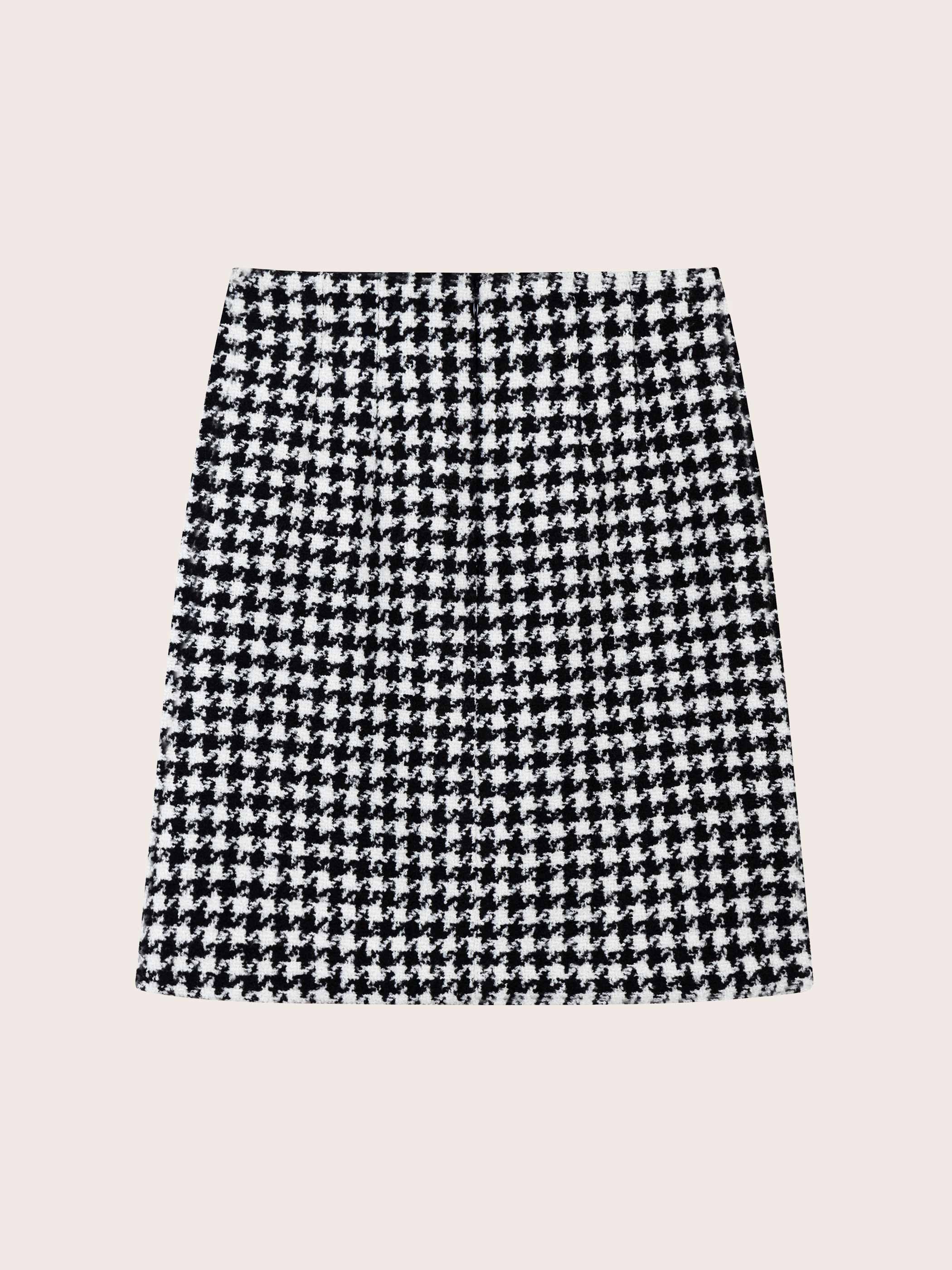 MID LENGTH GINGHAM SKIRT - Image 10