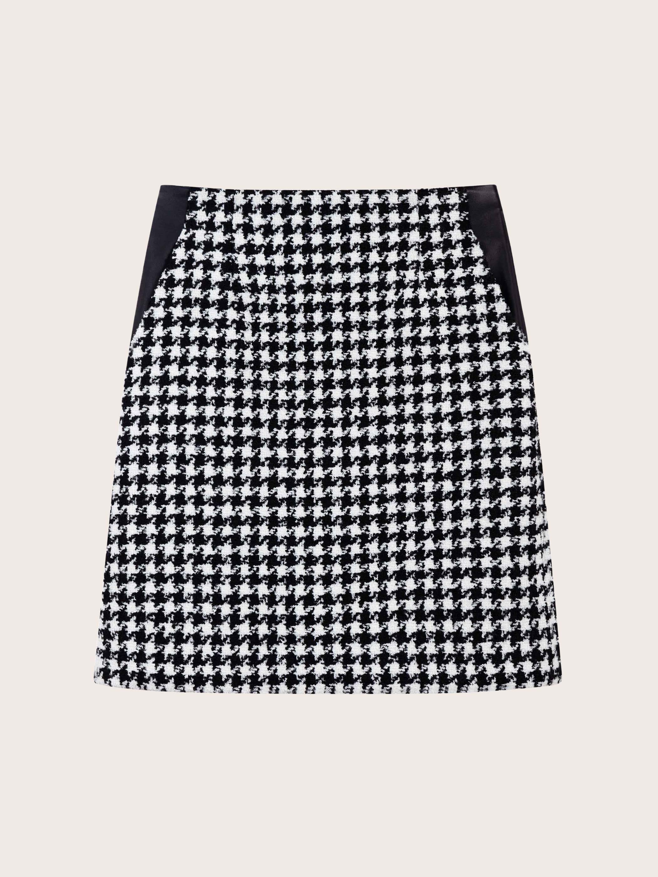MID LENGTH GINGHAM SKIRT - Image 9
