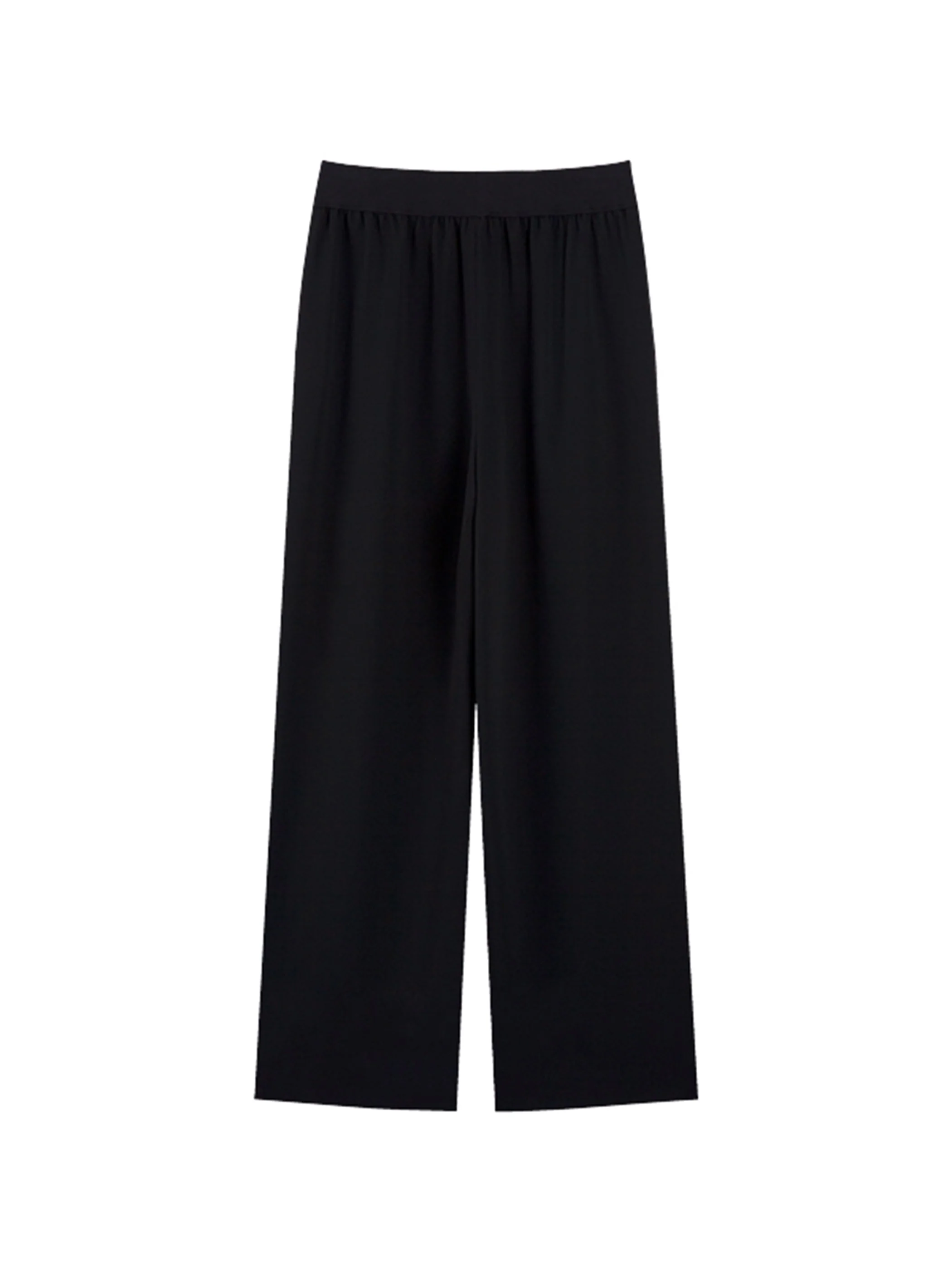MID WAIST STRAIGHT LEG PANTS W/ ELASTIC WAISTBAND - Image 6