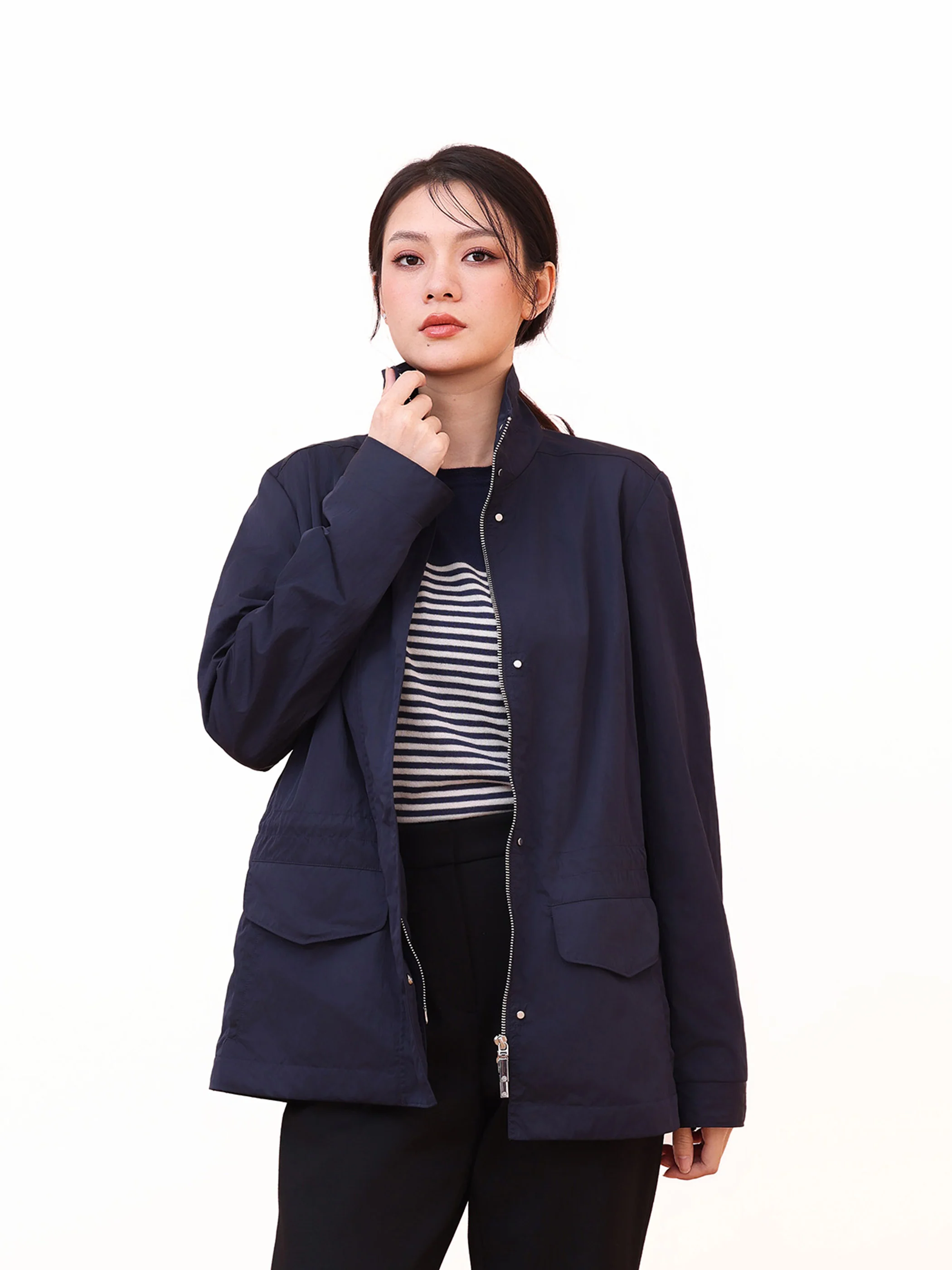 MID WAIST STRAIGHT LEG SUIT PANTS - Image 2