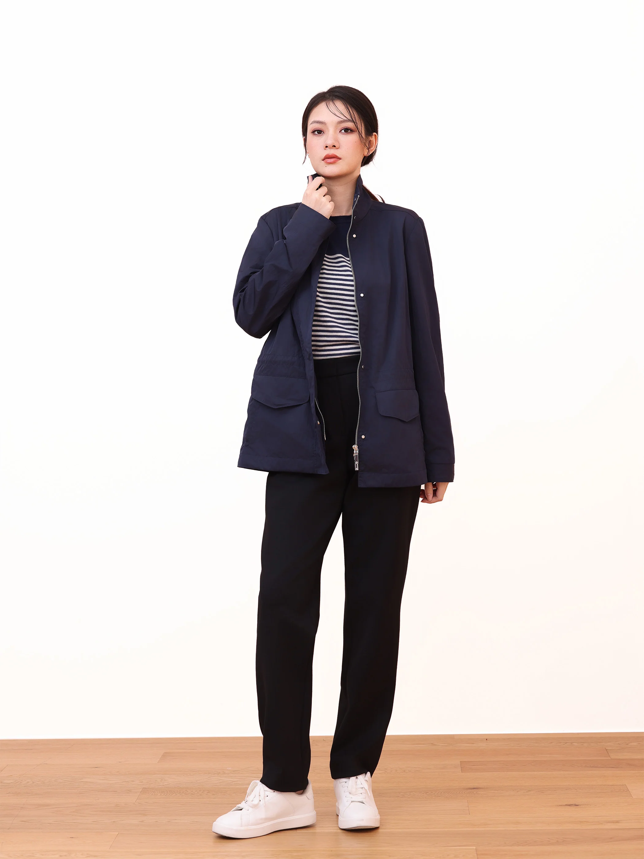 MID WAIST STRAIGHT LEG SUIT PANTS - Image 3