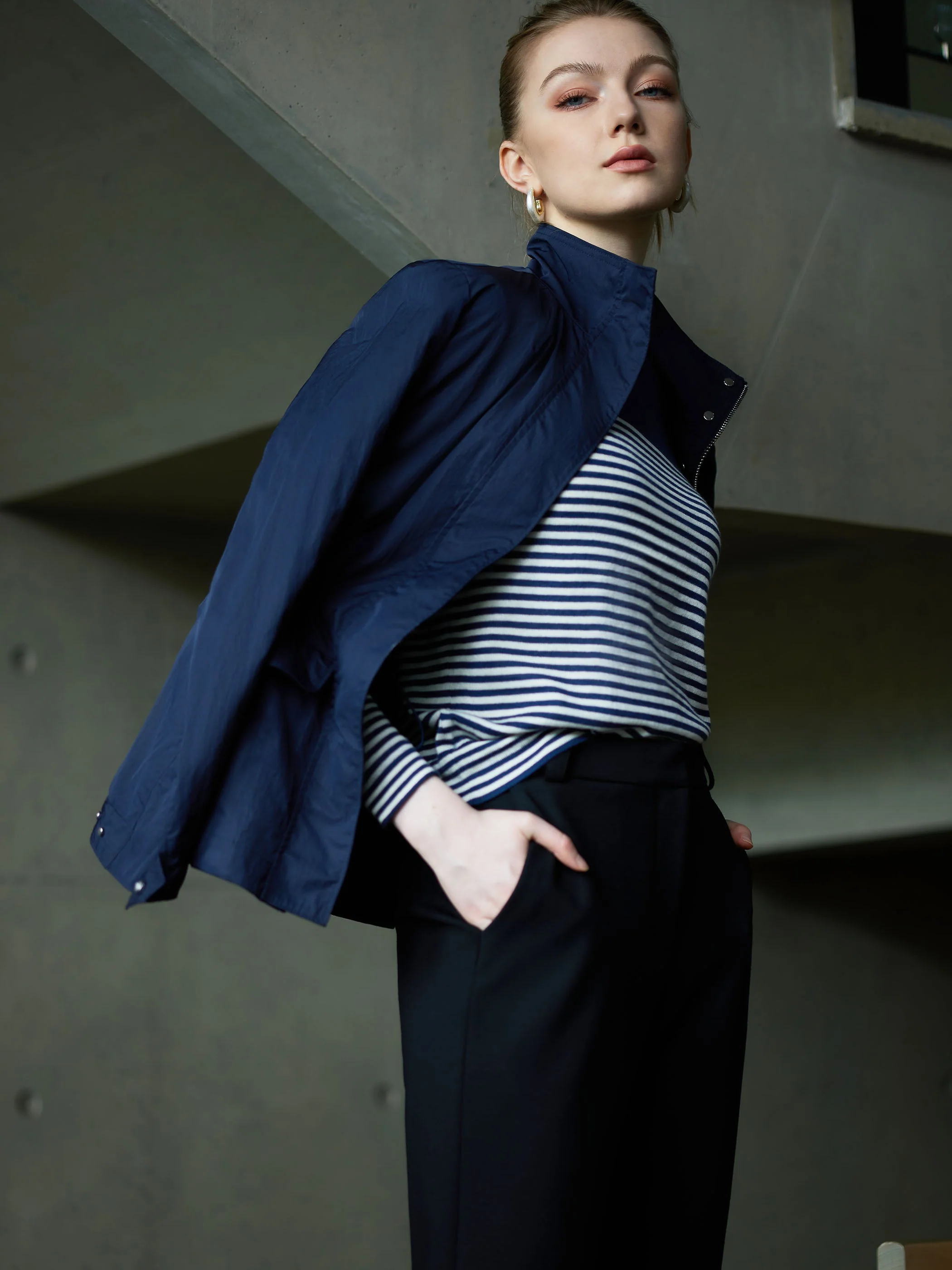 MID WAIST STRAIGHT LEG SUIT PANTS - Image 9