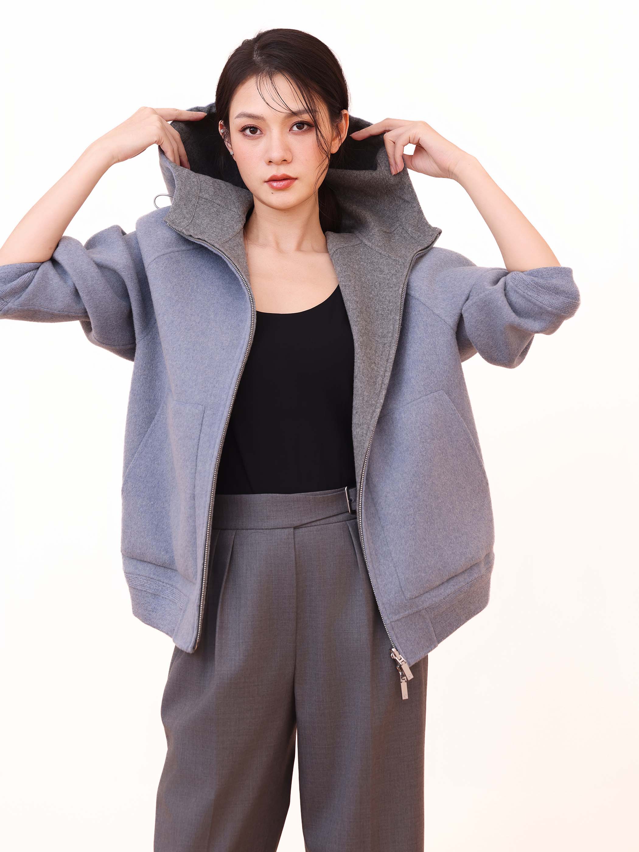 MID WAIST STRIGHT LEG SUIT PANTS - Image 3