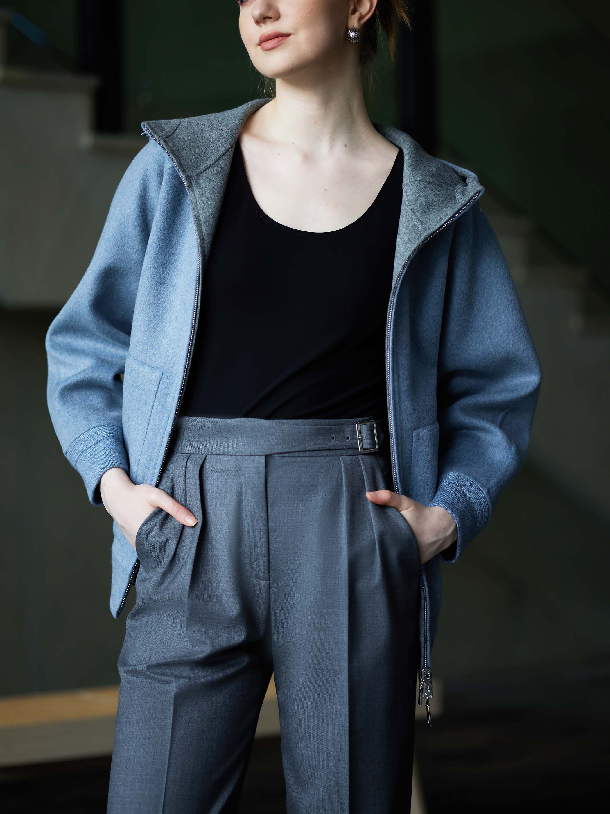 MID WAIST STRIGHT LEG SUIT PANTS - Image 7