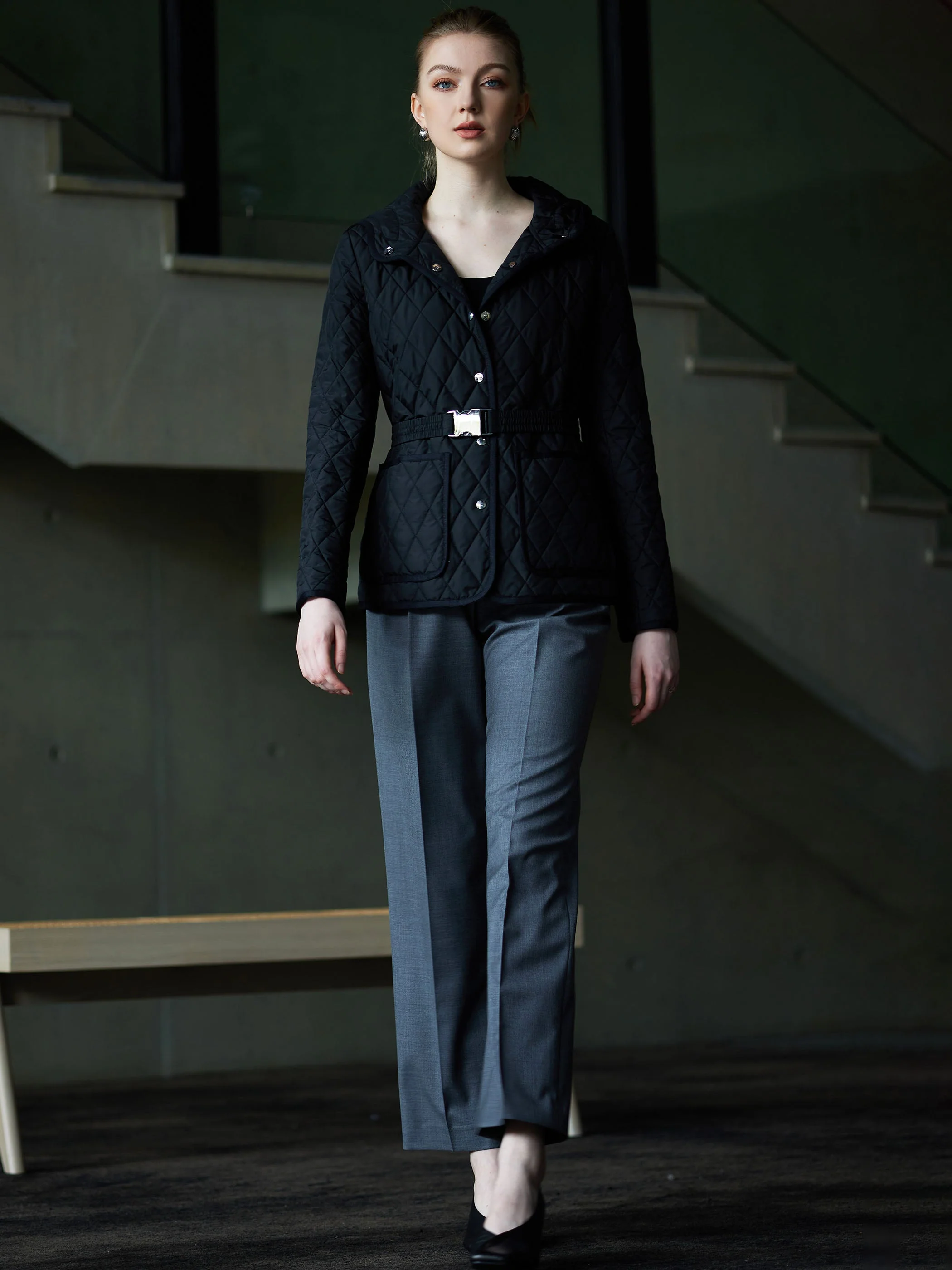 MID WAIST STRIGHT LEG SUIT PANTS - Image 8