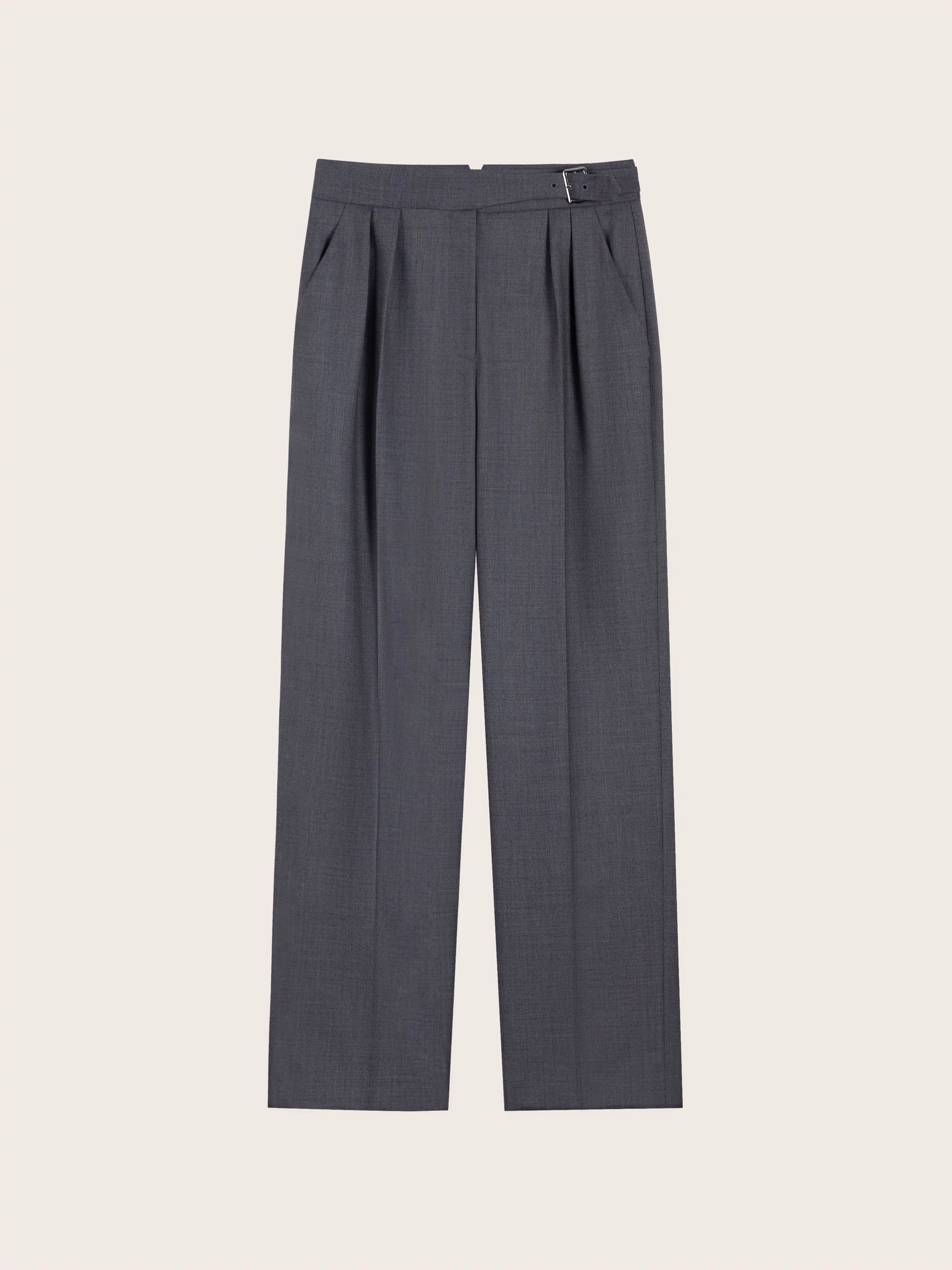 MID WAIST STRIGHT LEG SUIT PANTS - Image 9