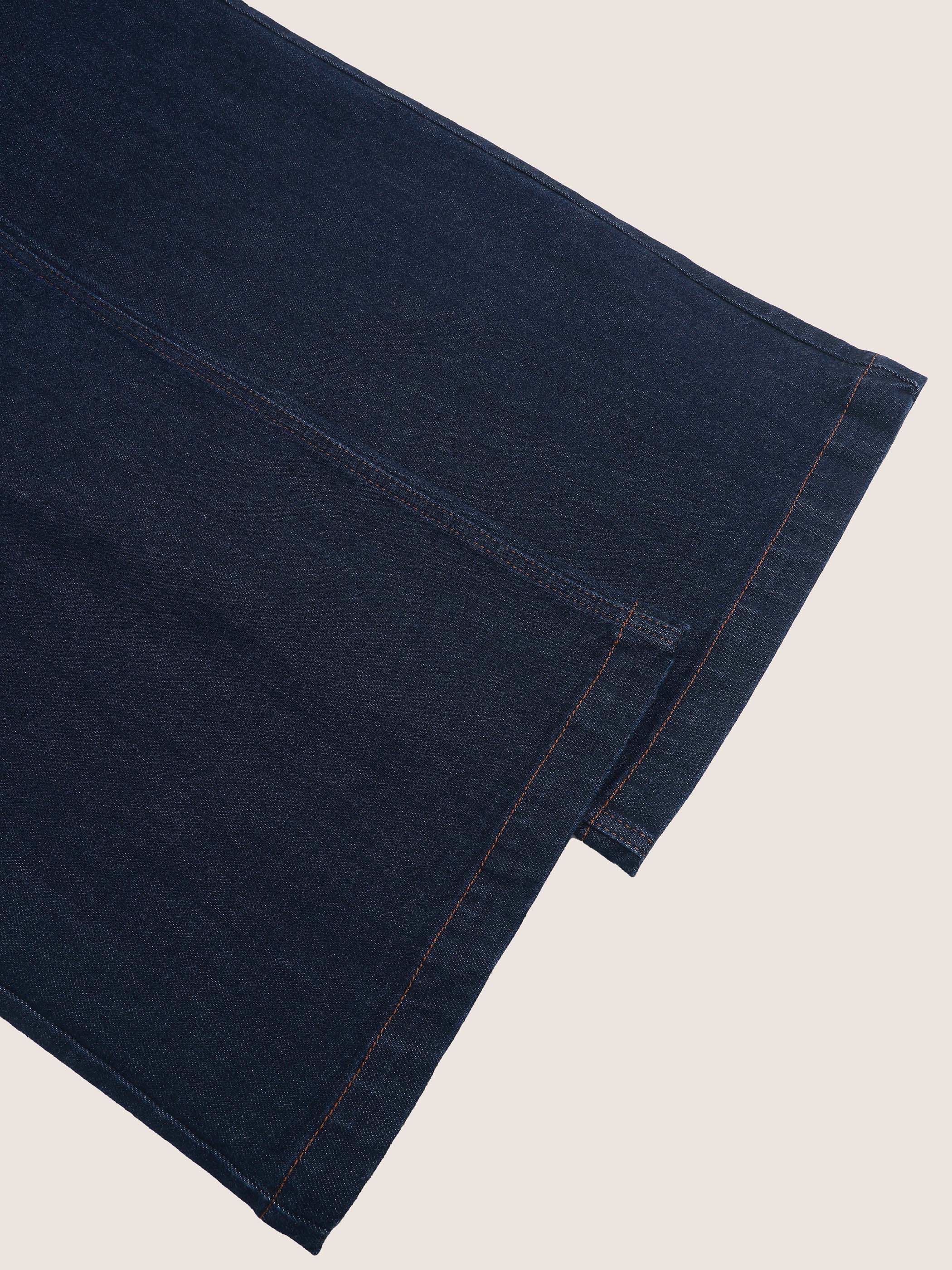 Mira Denim Straight-Leg Pants - Image 9
