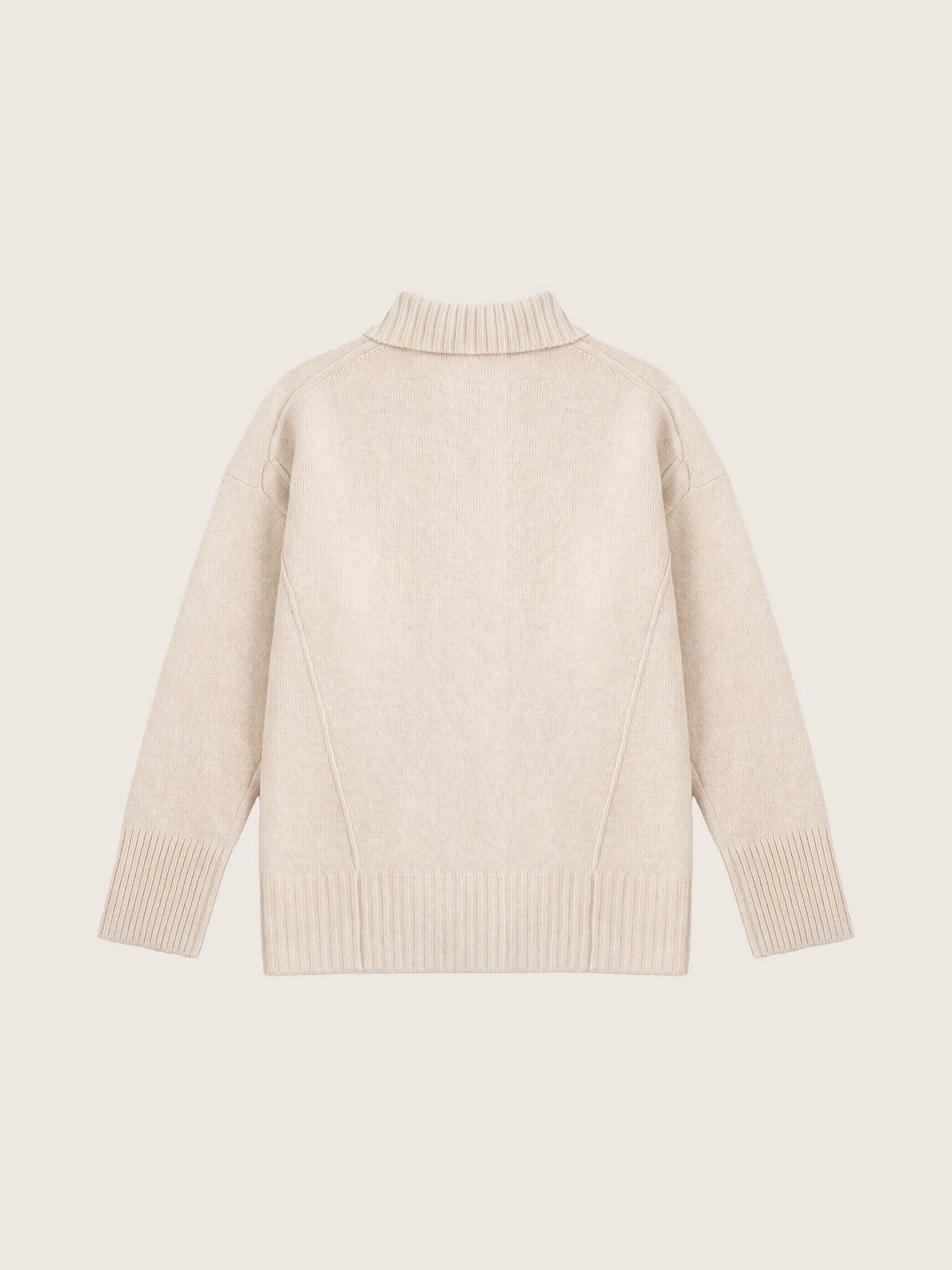Miranda Luxe Cashmere Turtleneck Sweater - Image 3