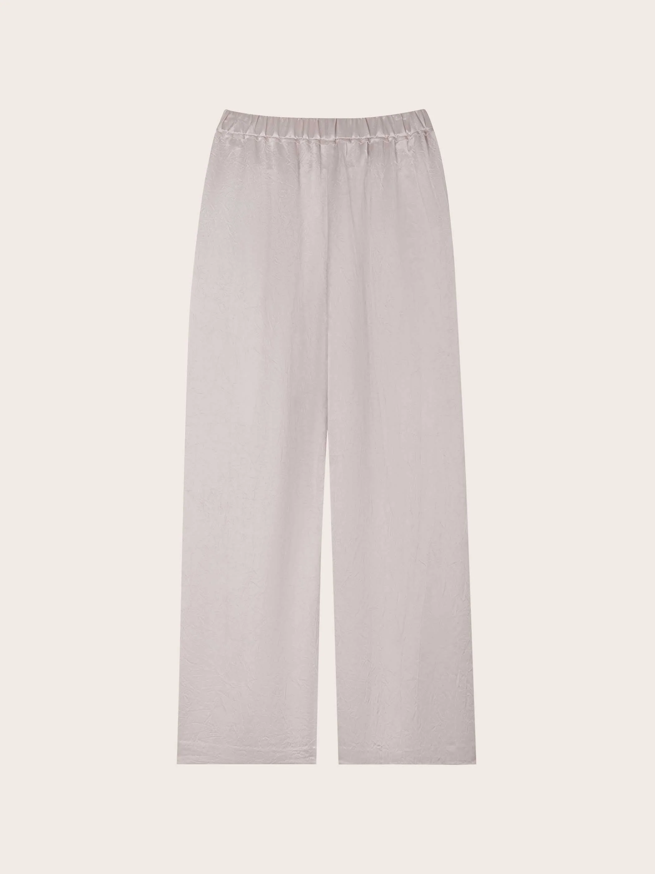 MIRI CRINKLE SATIN WIDE LEG PANT - Image 8