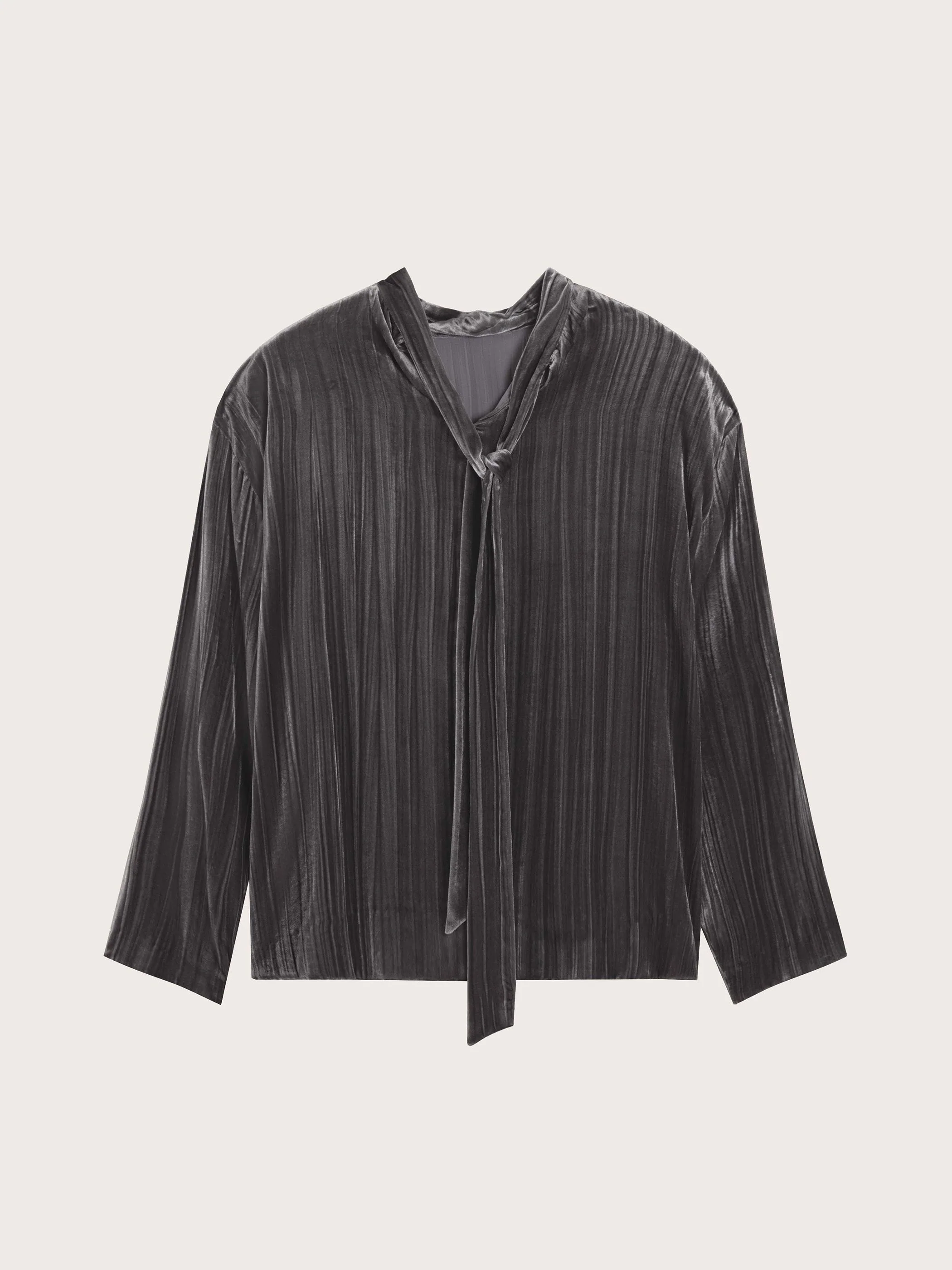 MOCK NECK VELVET TOP - Image 8