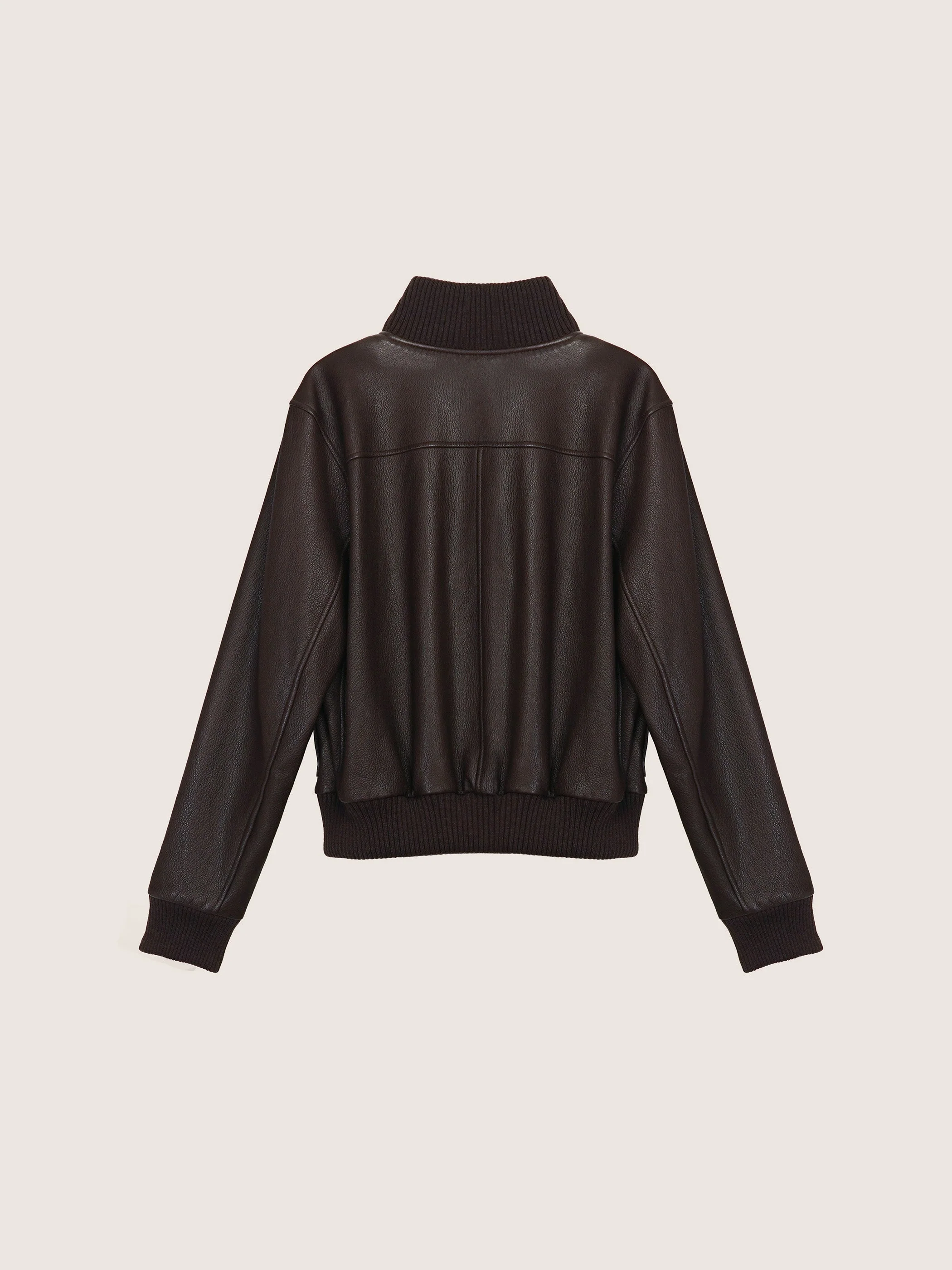 Nathi Goatskin Leather Bomber - Image 6
