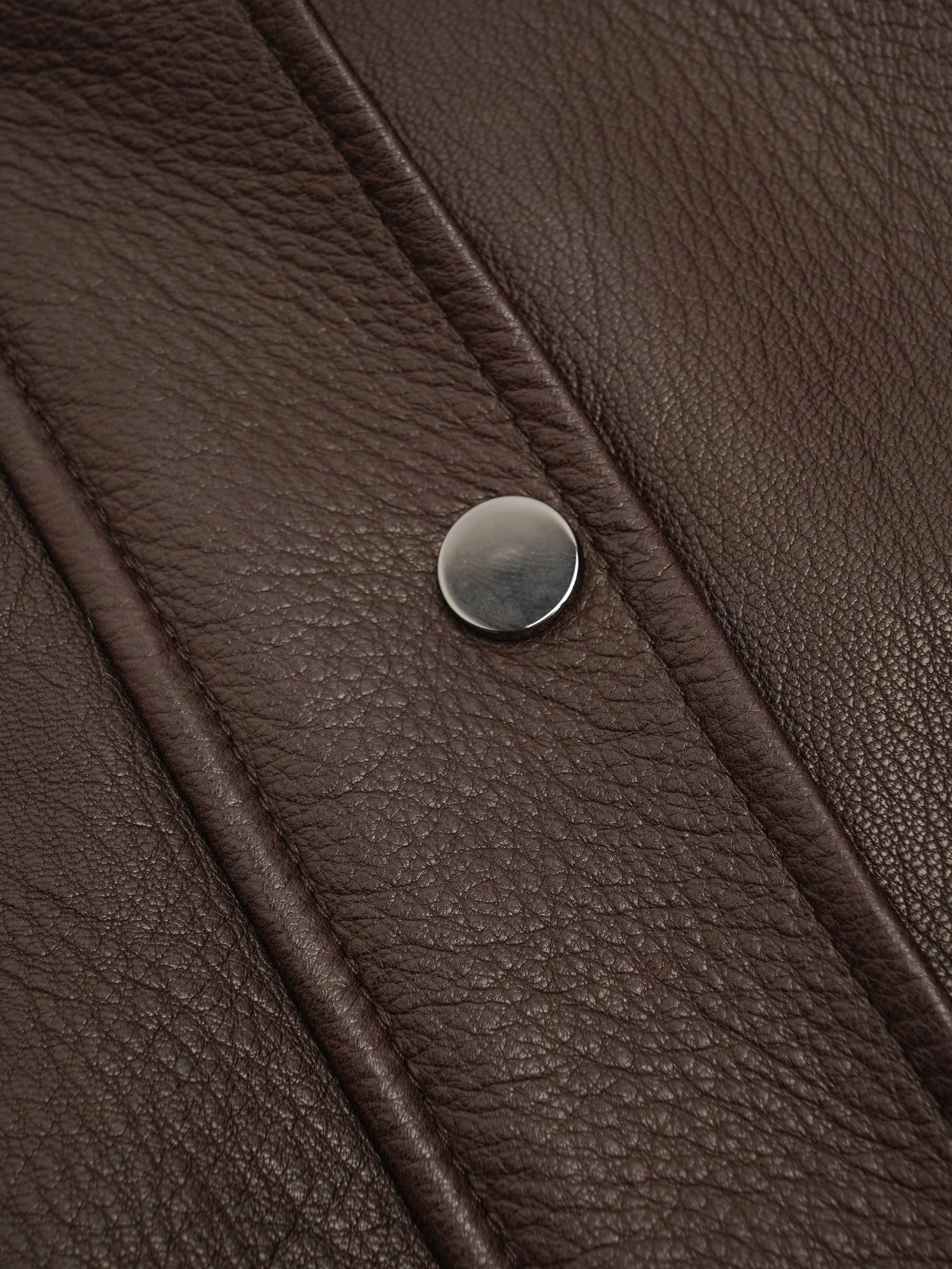 Nathi Goatskin Leather Bomber - Image 9