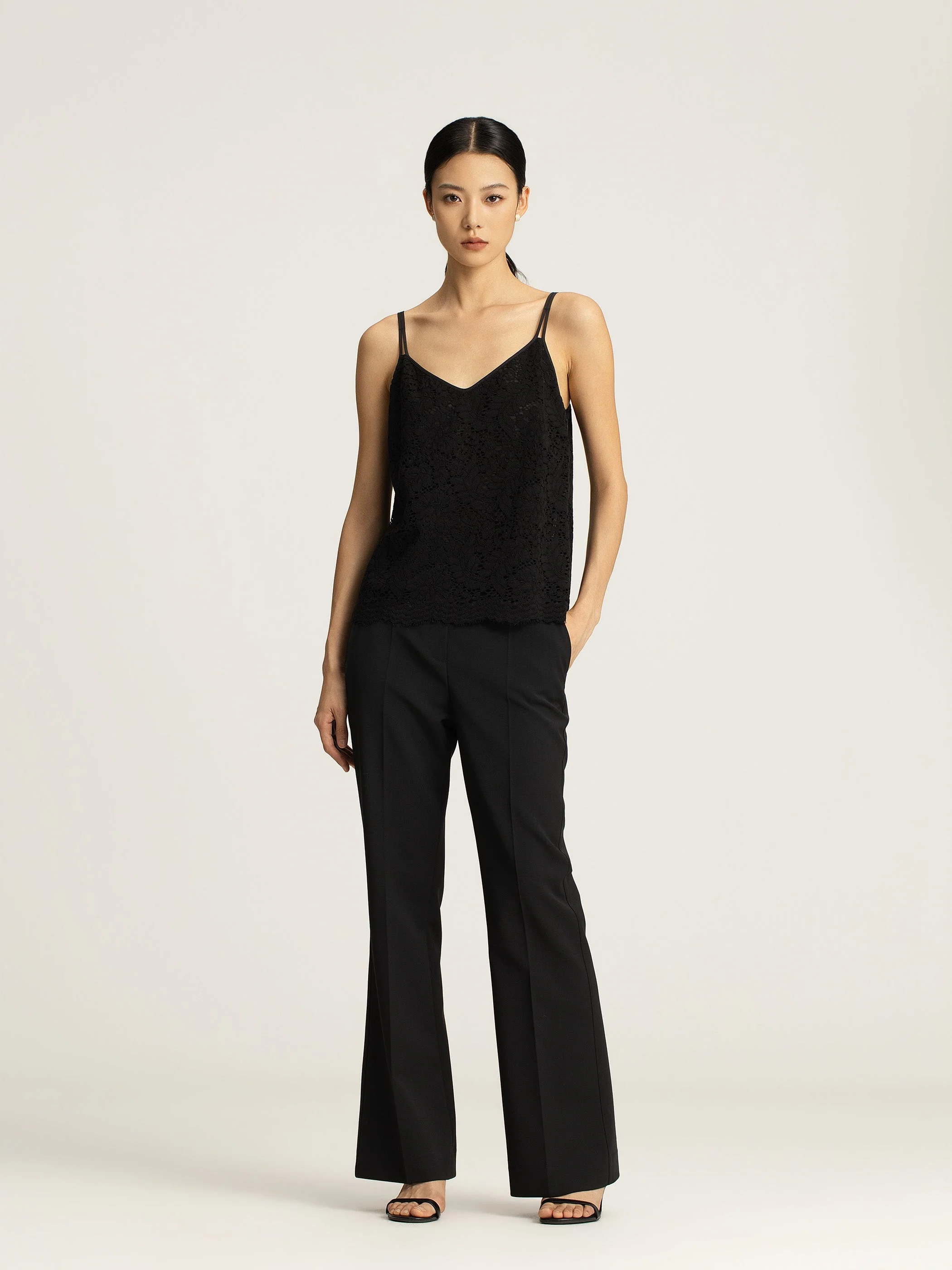 Noelle Cotton Lace Camisole