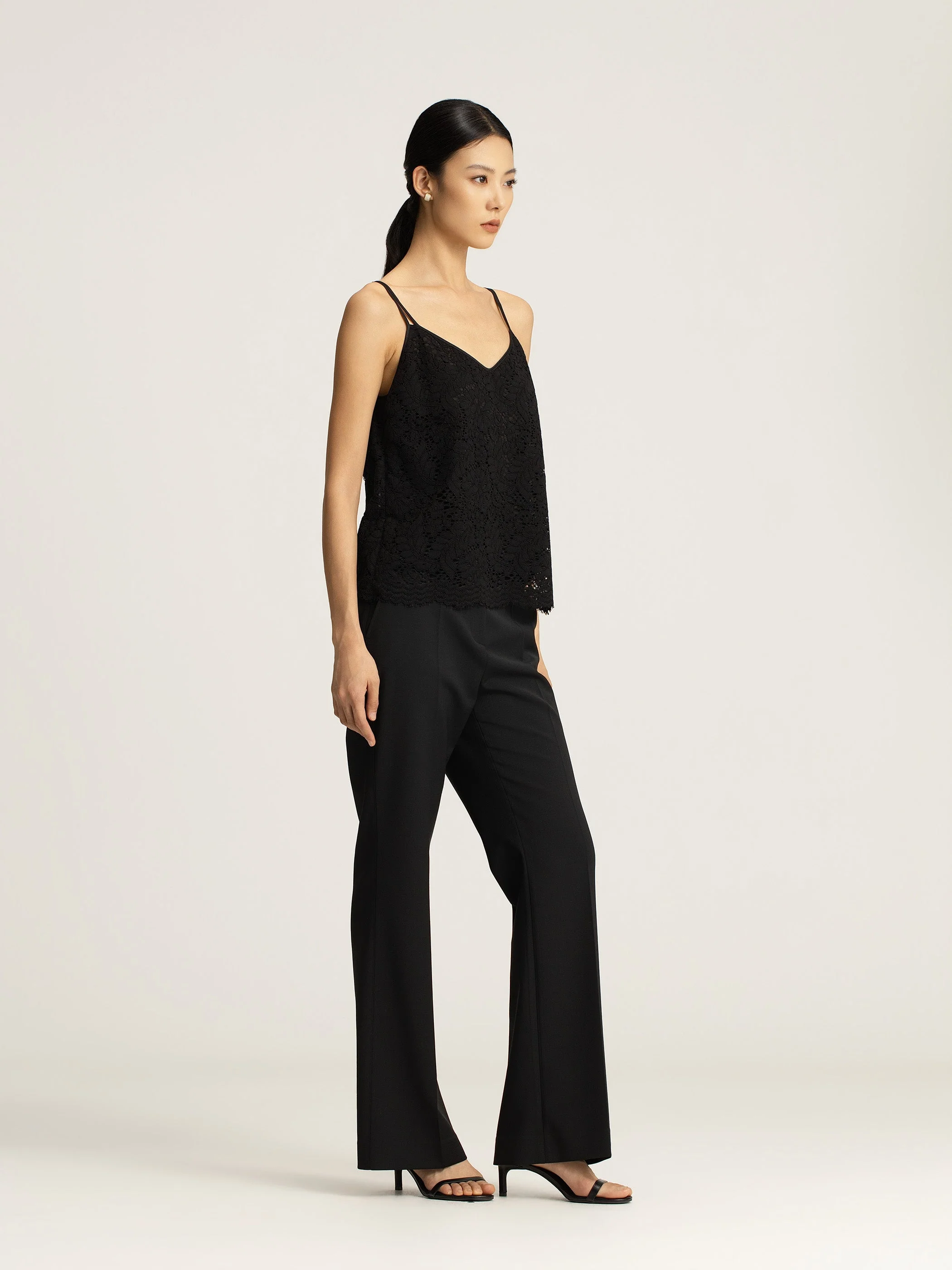 Noelle Cotton Lace Camisole - Image 2