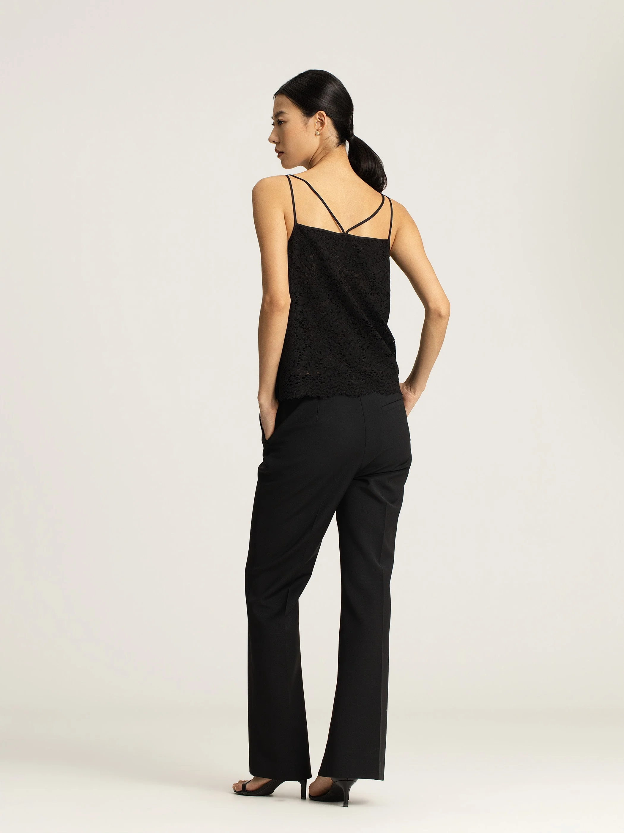 Noelle Cotton Lace Camisole - Image 3