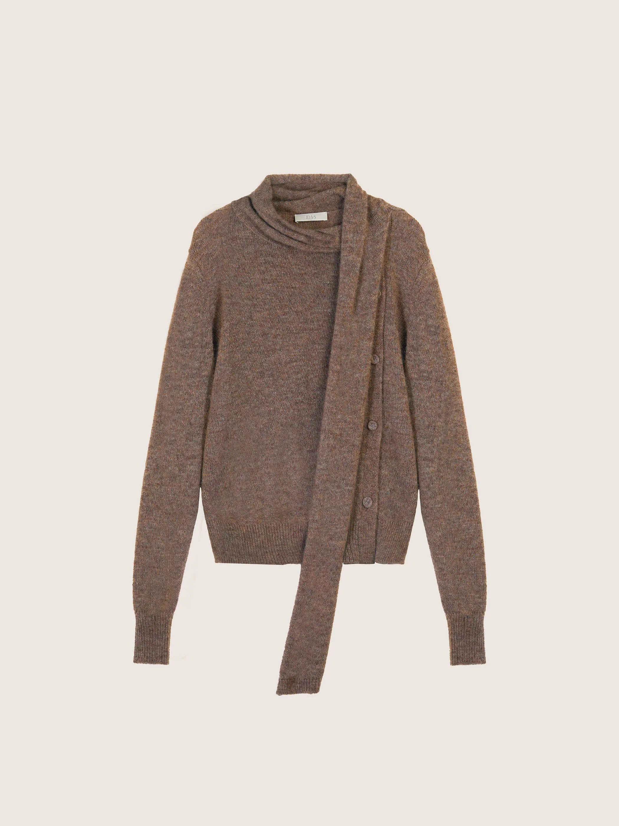 Odette Wool Cashmere Button Sweater - Image 6