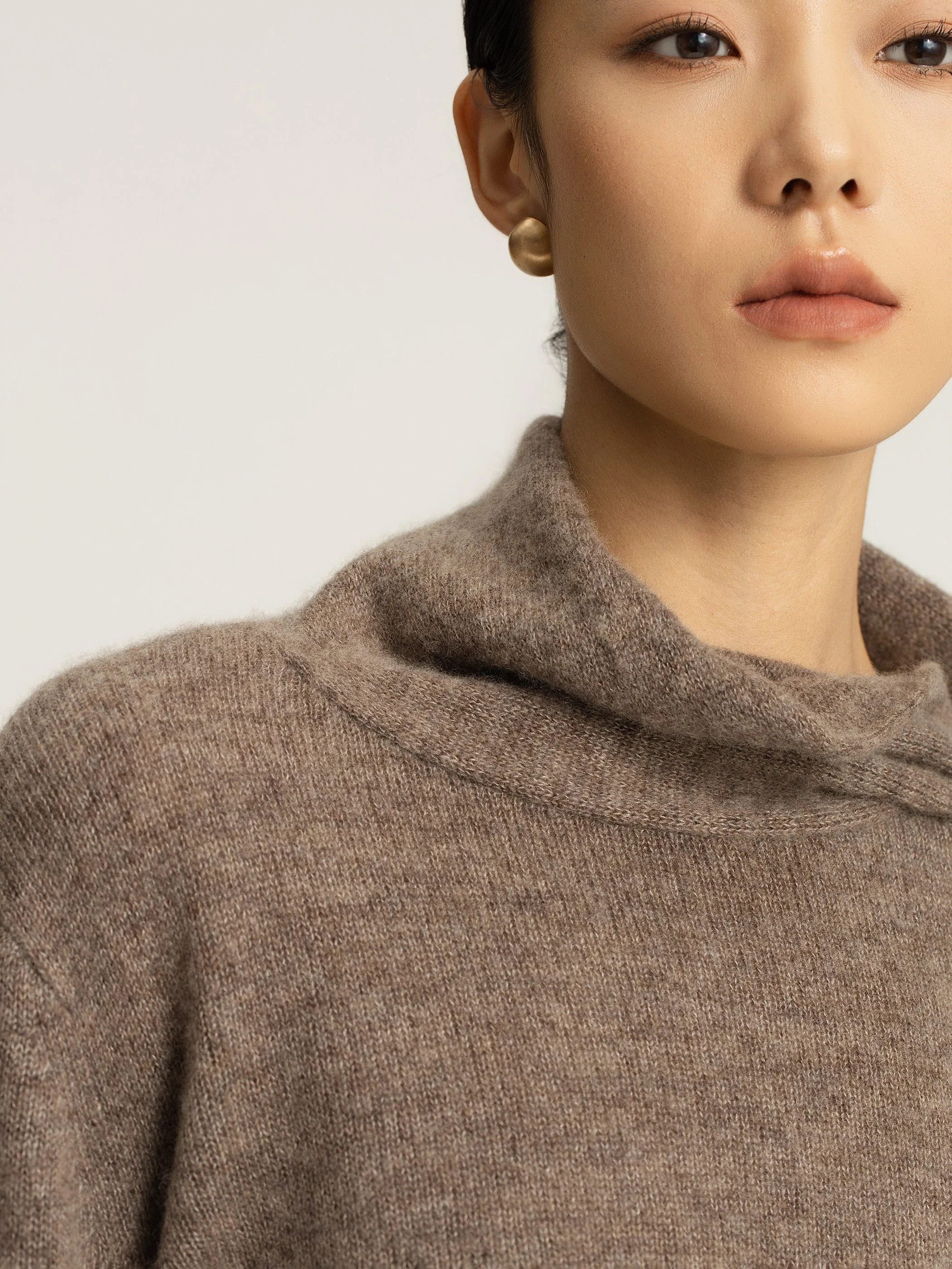 Odette Wool Cashmere Button Sweater - Image 8