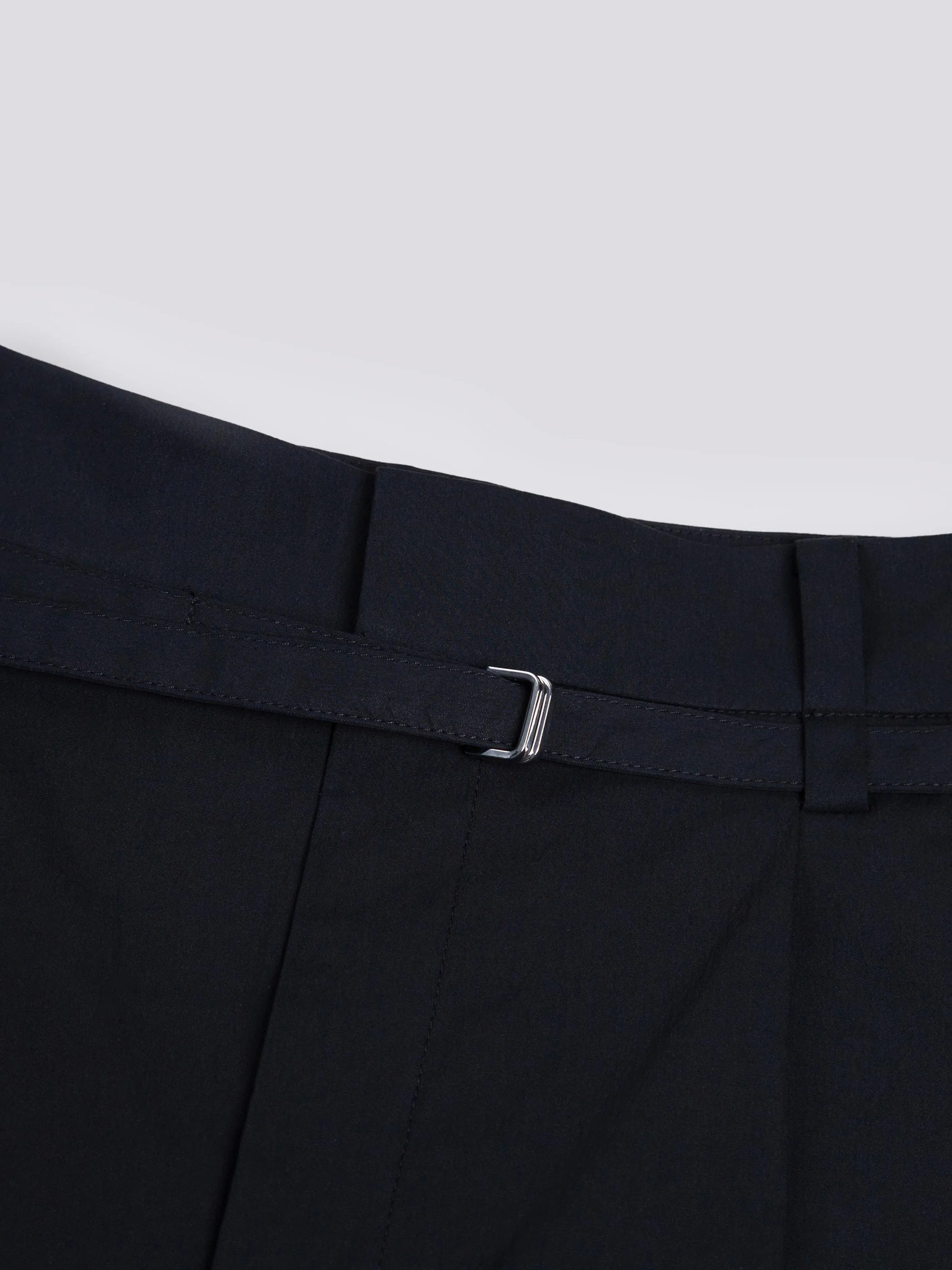PAPER BAG PANTS W/ BELT DETAIL - Image 7