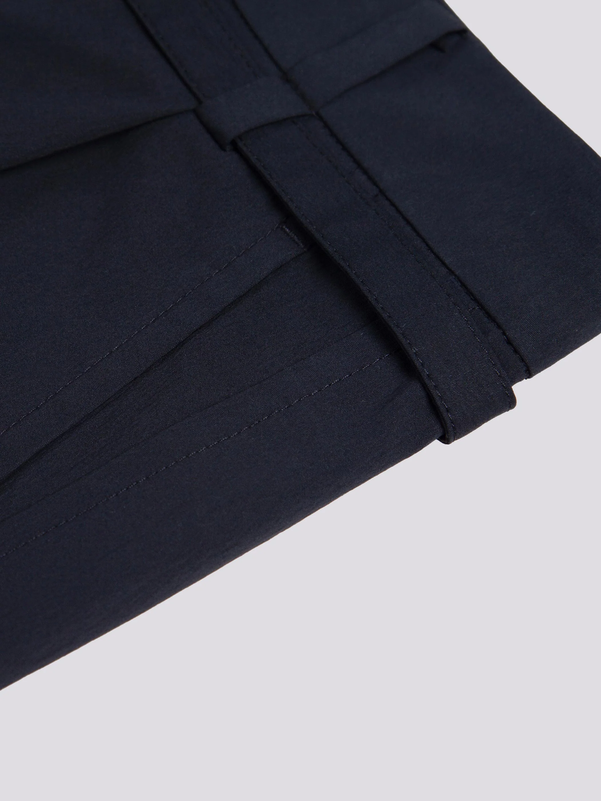 PAPER BAG PANTS W/ BELT DETAIL - Image 9