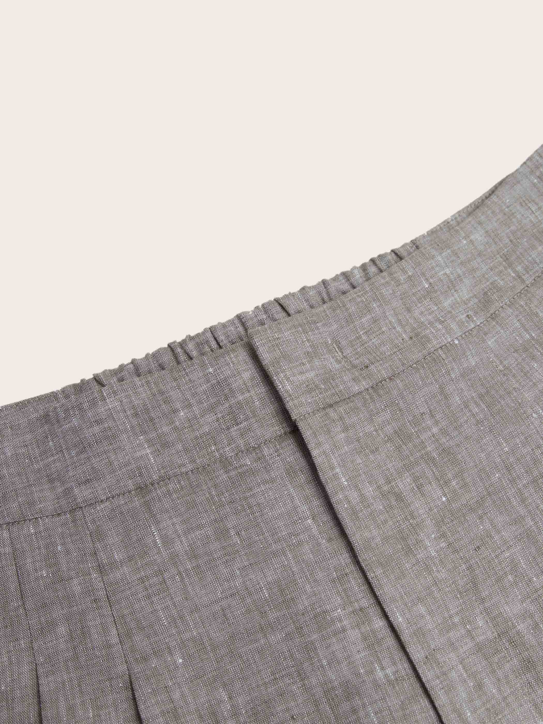 Penelope High Waisted Linen Shorts - Image 7