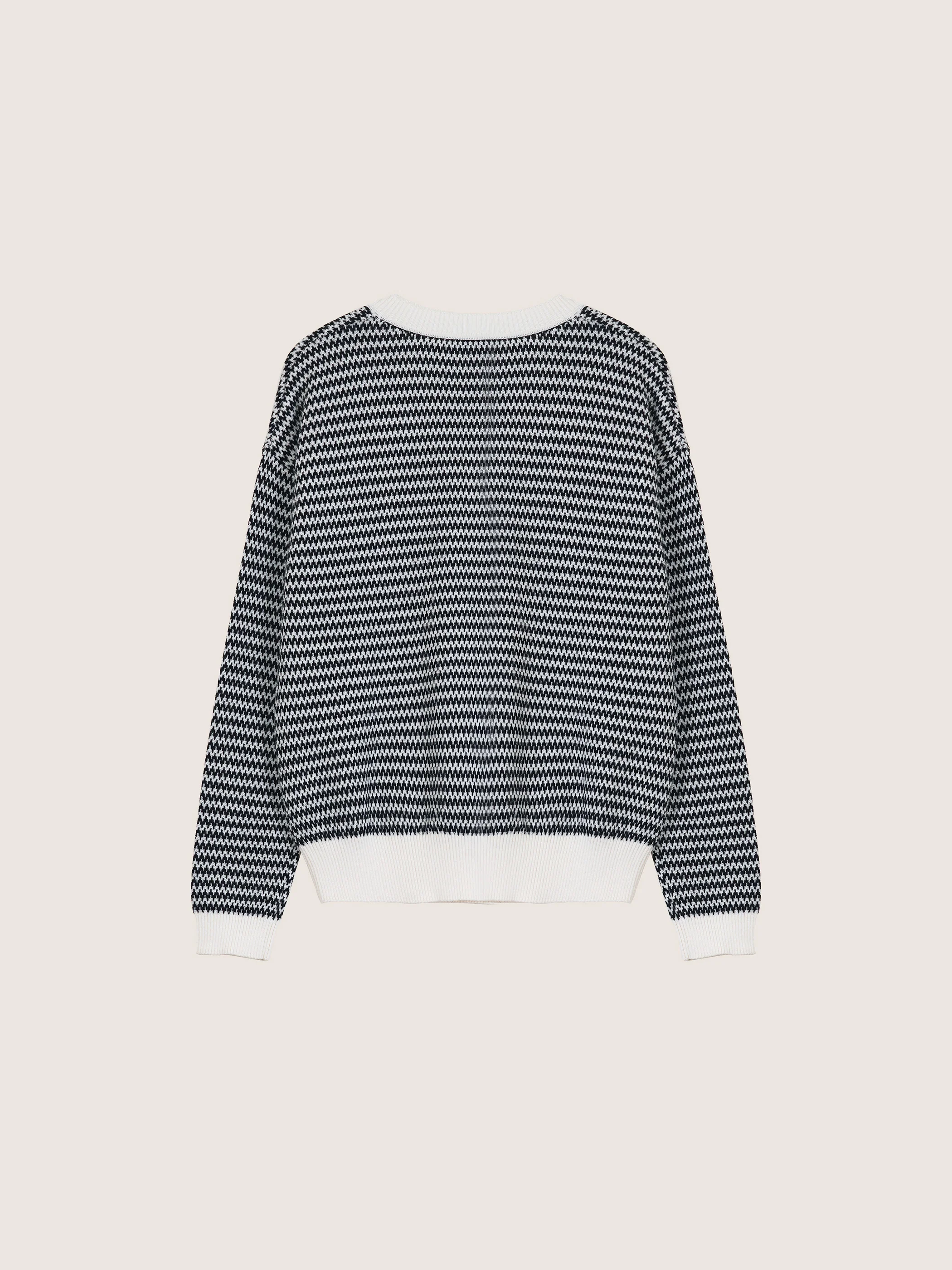 Petra Merino Silk Stripe Pullover - Image 5