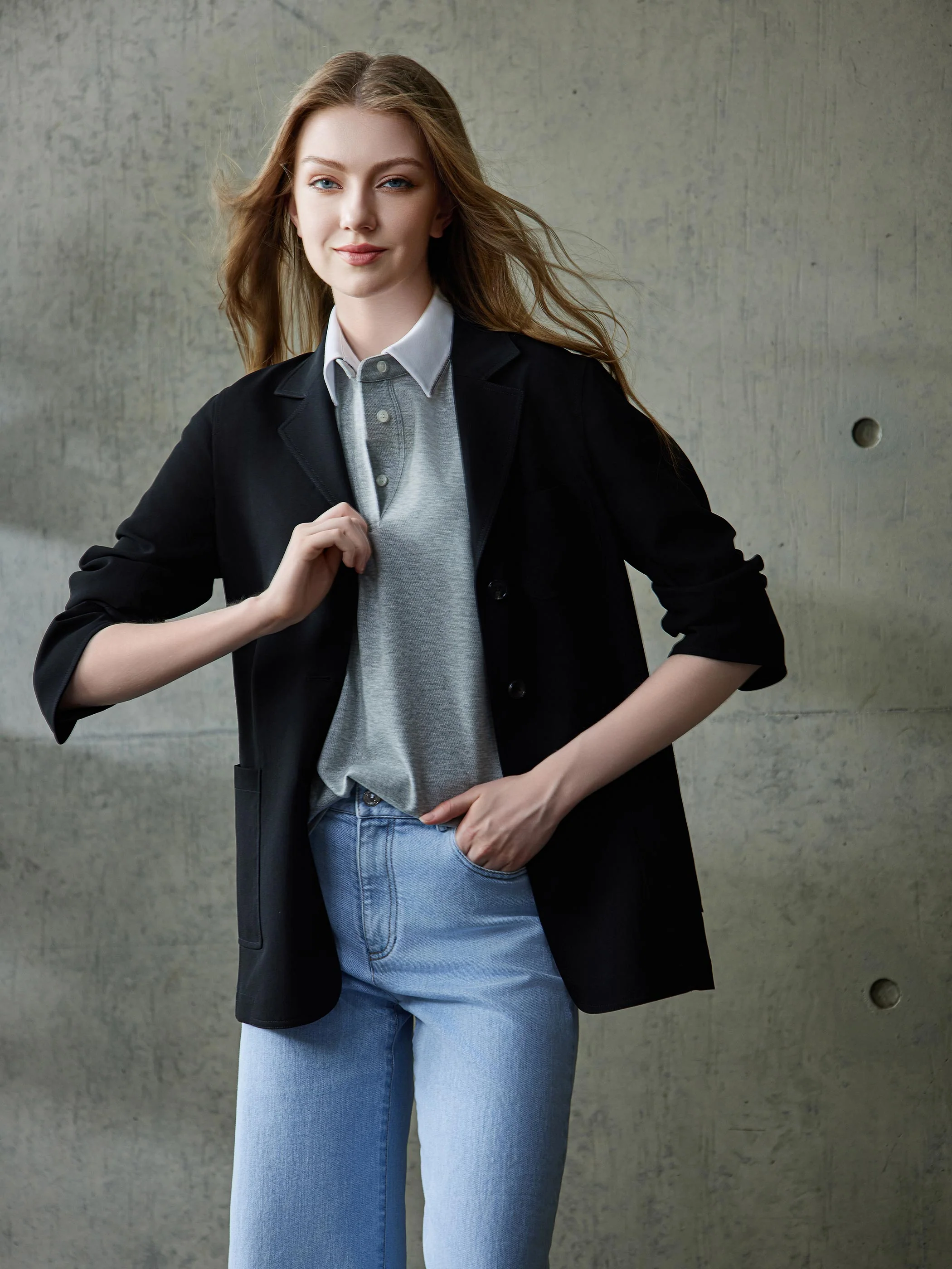 POLO TEE W/ DETACHABLE COLLAR - Image 3