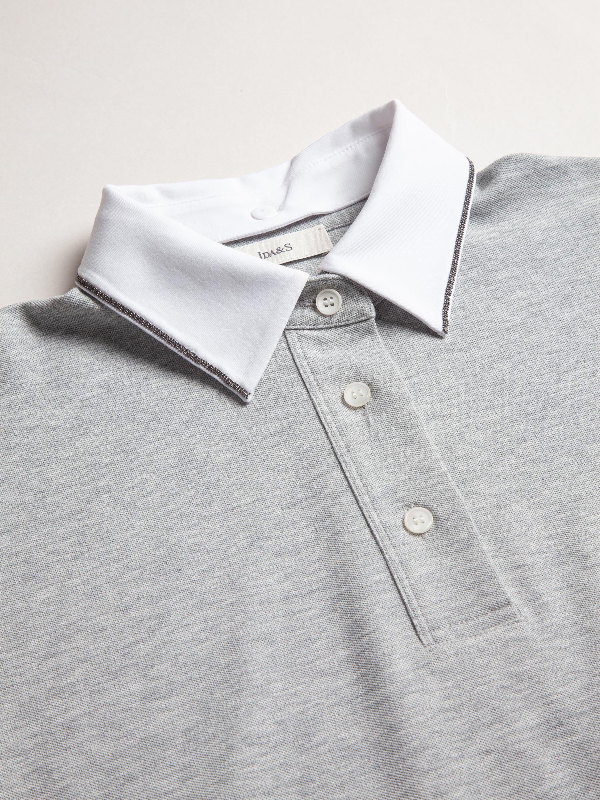POLO TEE W/ DETACHABLE COLLAR - Image 6