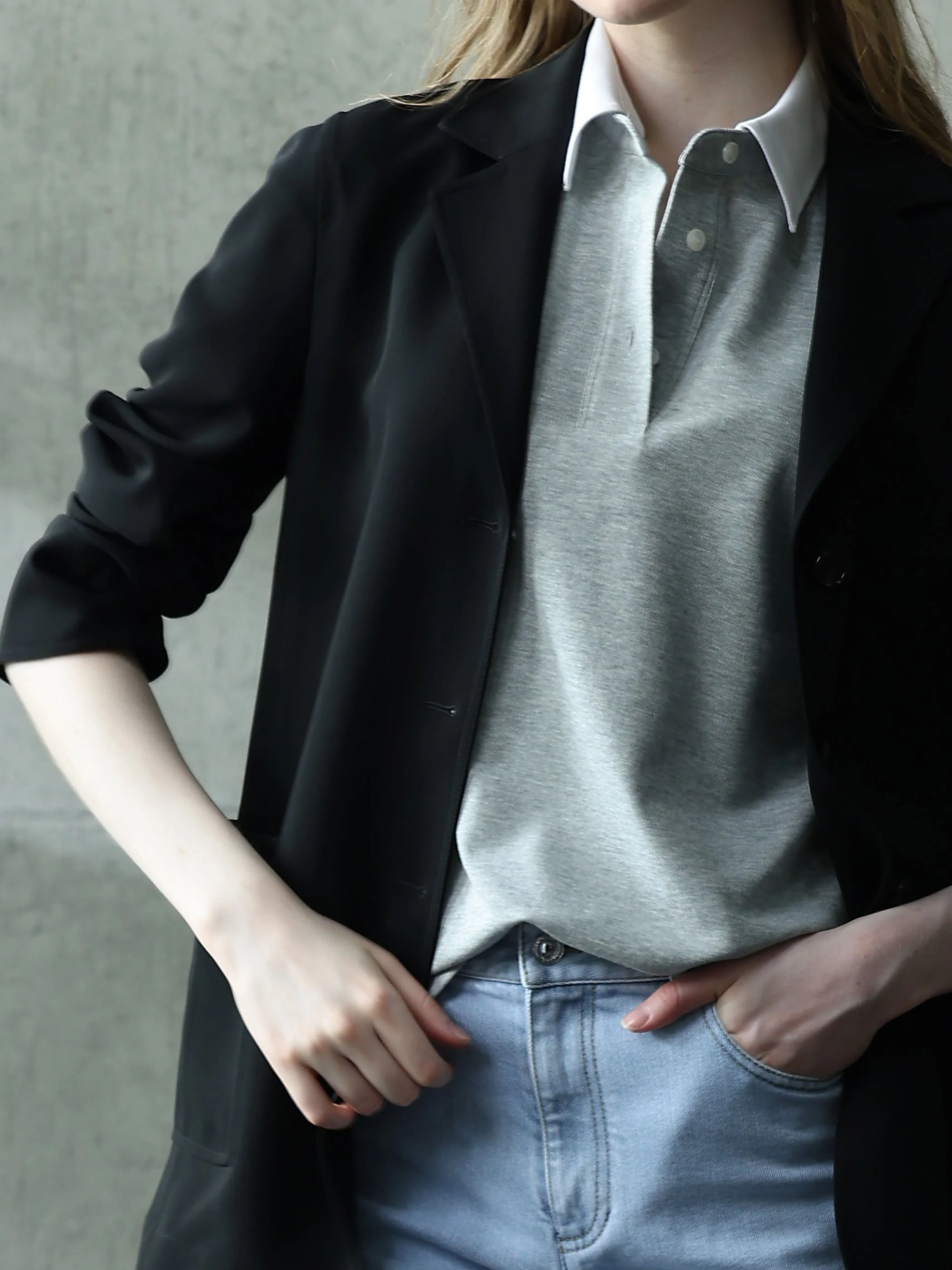 POLO TEE W/ DETACHABLE COLLAR - Image 8