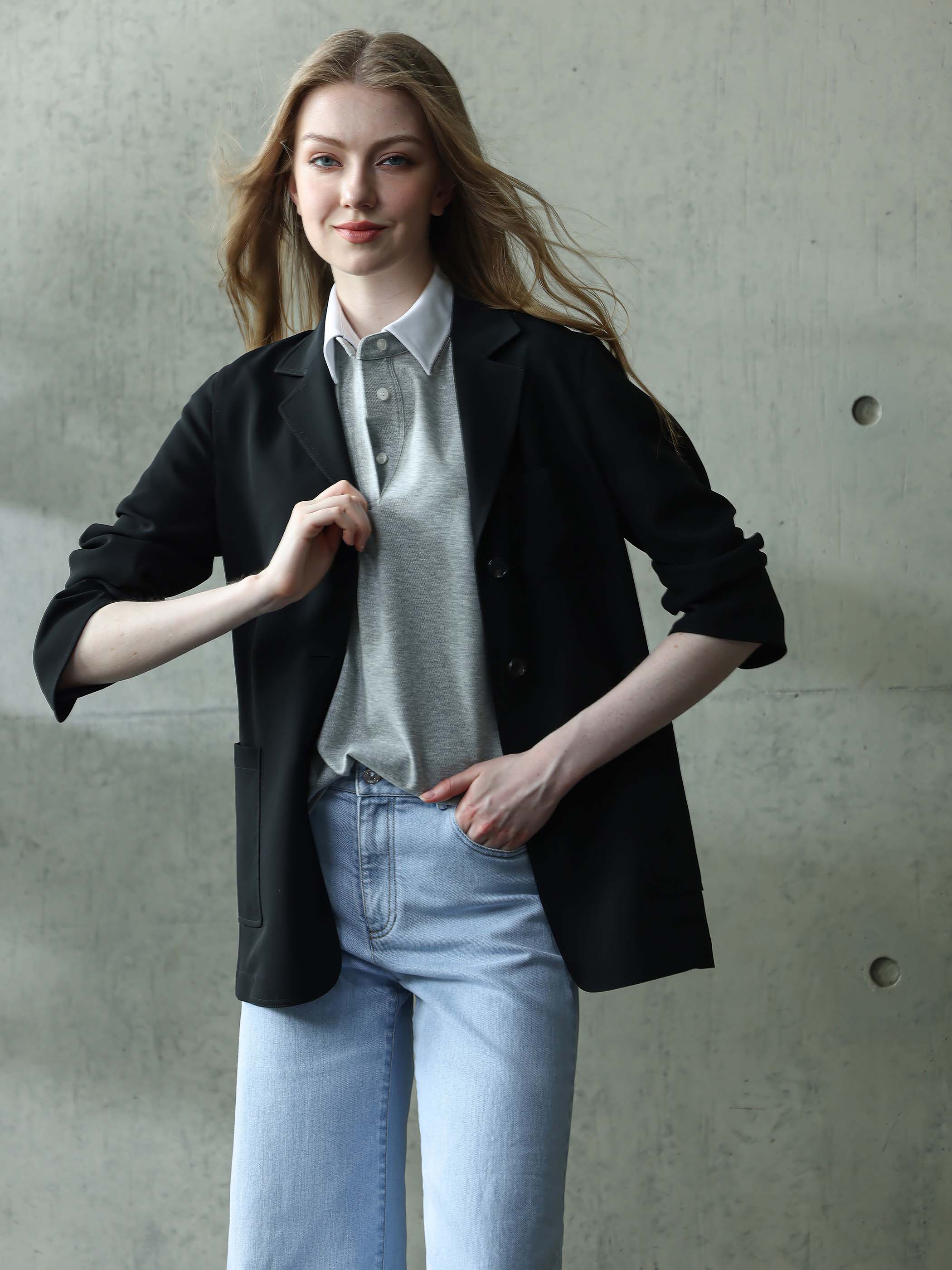 POLO TEE W/ DETACHABLE COLLAR - Image 9