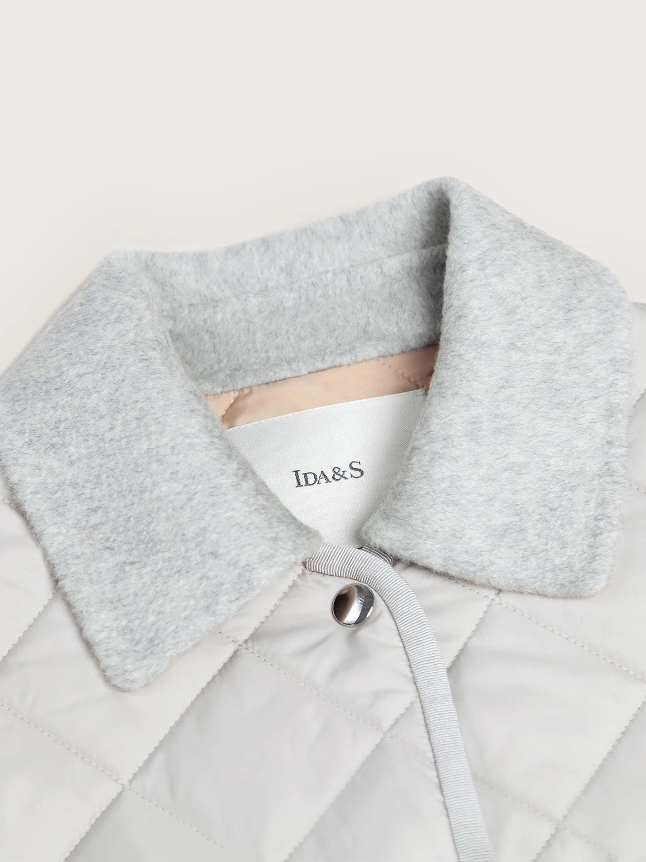 QUILTED LONG SLEEVE BUTTON DOWN JACKET - Image 15