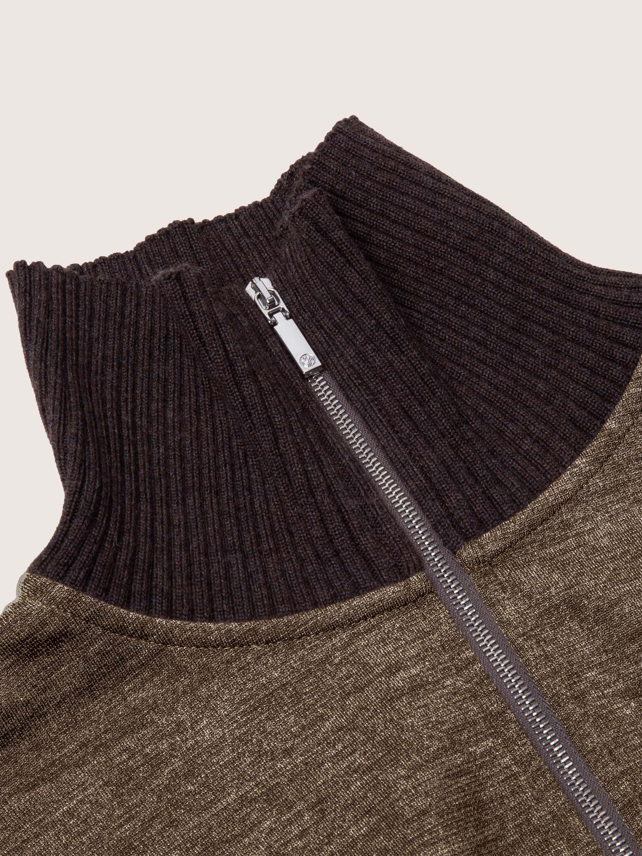 Reina Merino Wool Quarter-Zip Pullover - Image 11