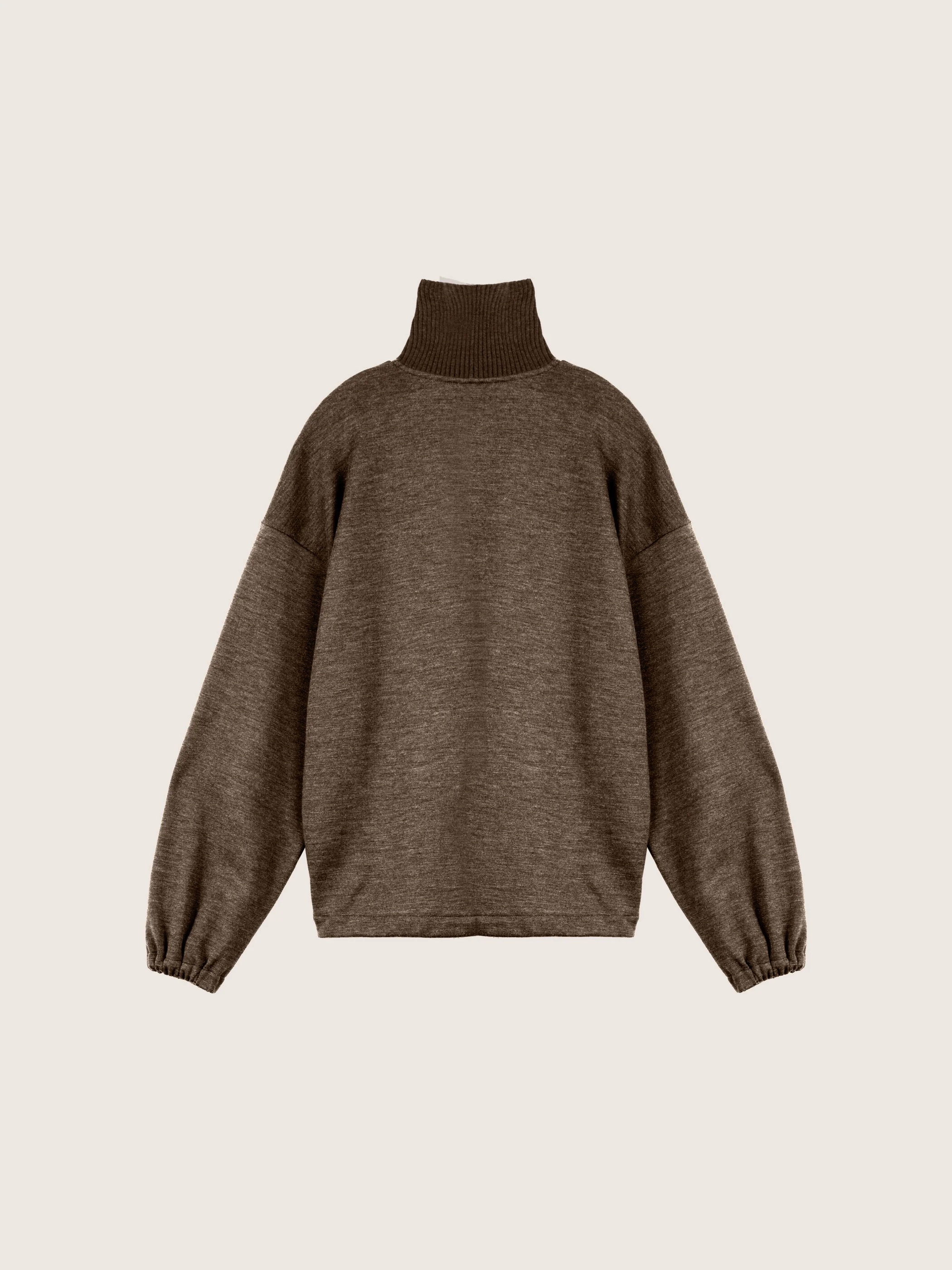 Reina Merino Wool Quarter-Zip Pullover - Image 6