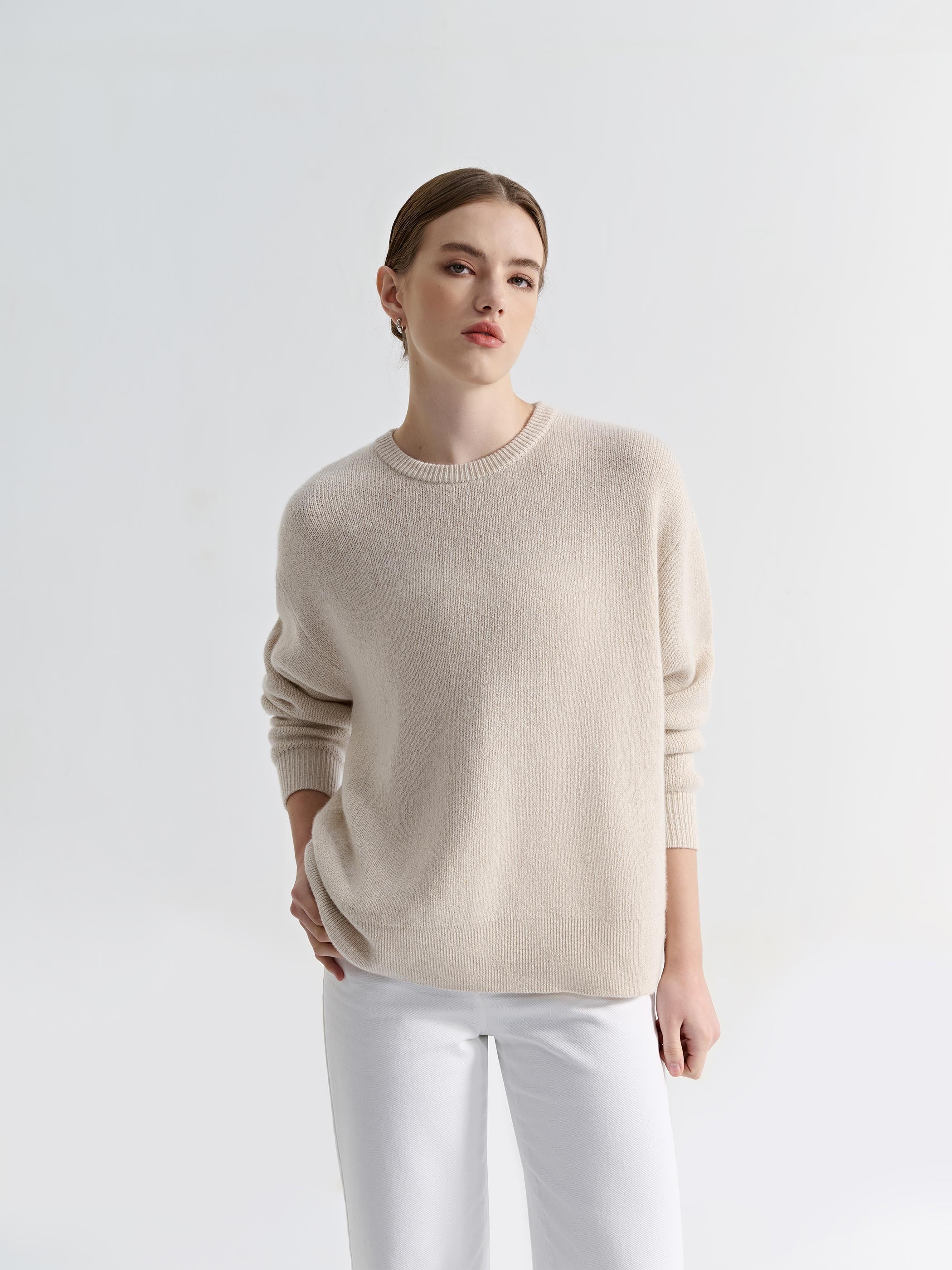 DELPHI OVERSIZED CASHMERE SWEATER - Image 6