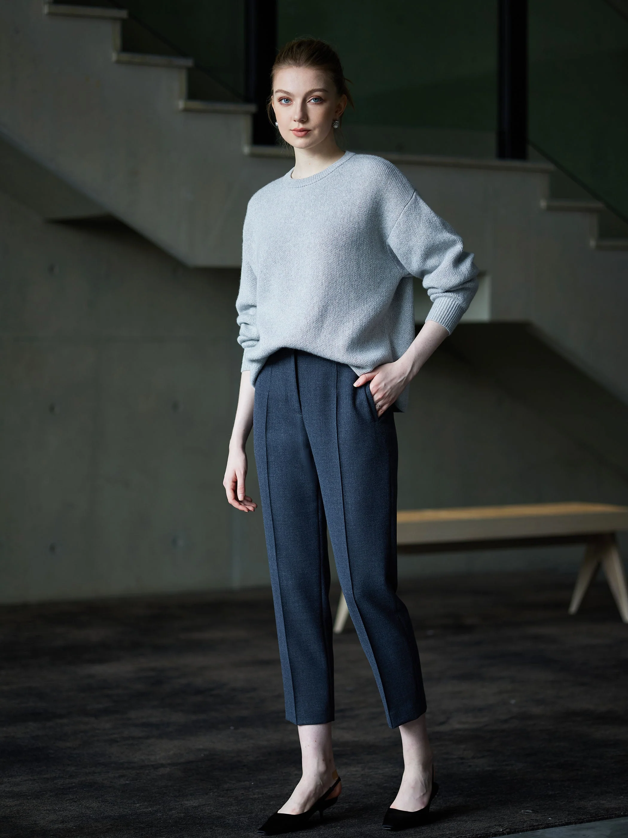 RELAX OVERSIZED CASHMERE SWEATER - Image 10