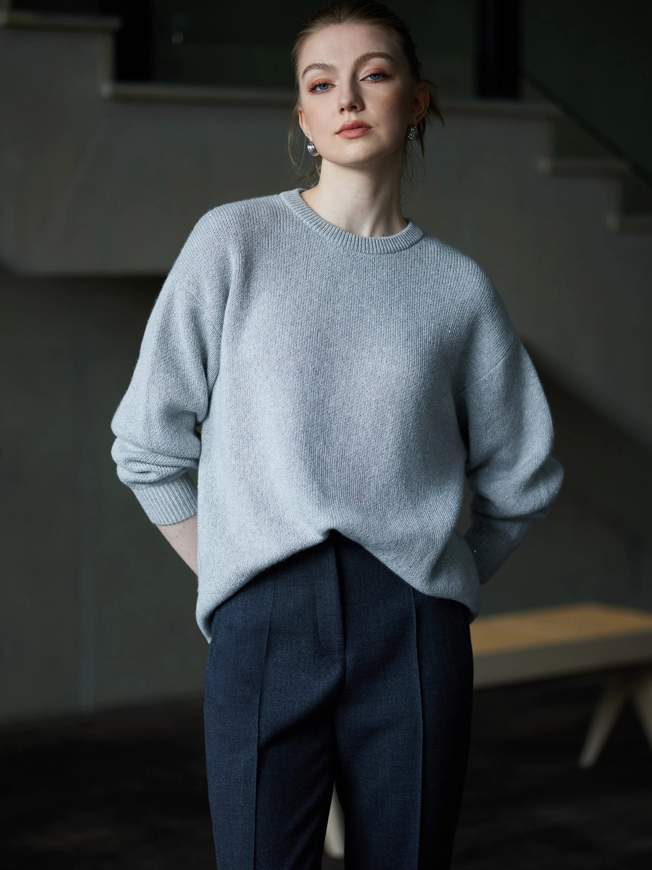 RELAX OVERSIZED CASHMERE SWEATER - Image 7