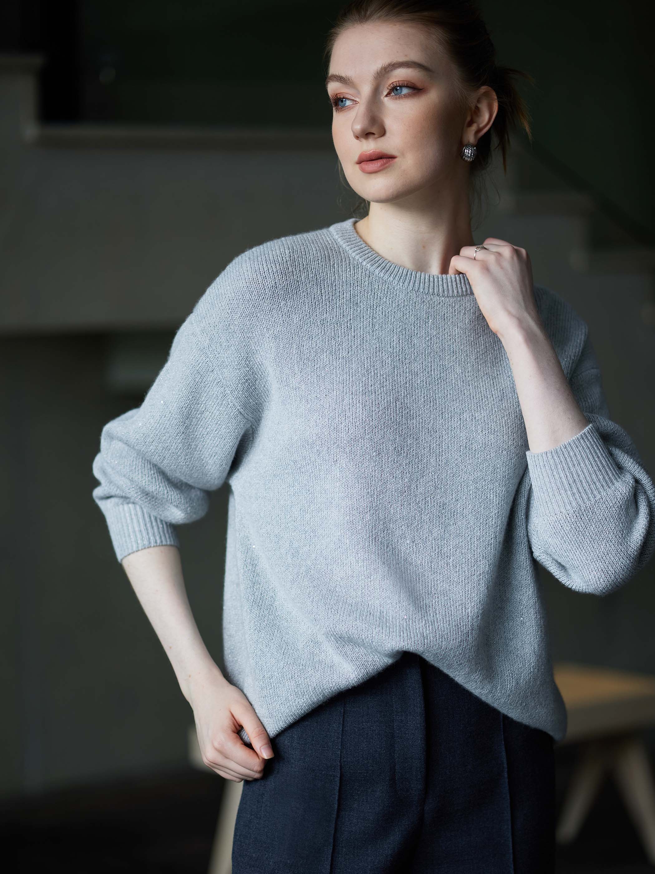 RELAX OVERSIZED CASHMERE SWEATER - Image 9