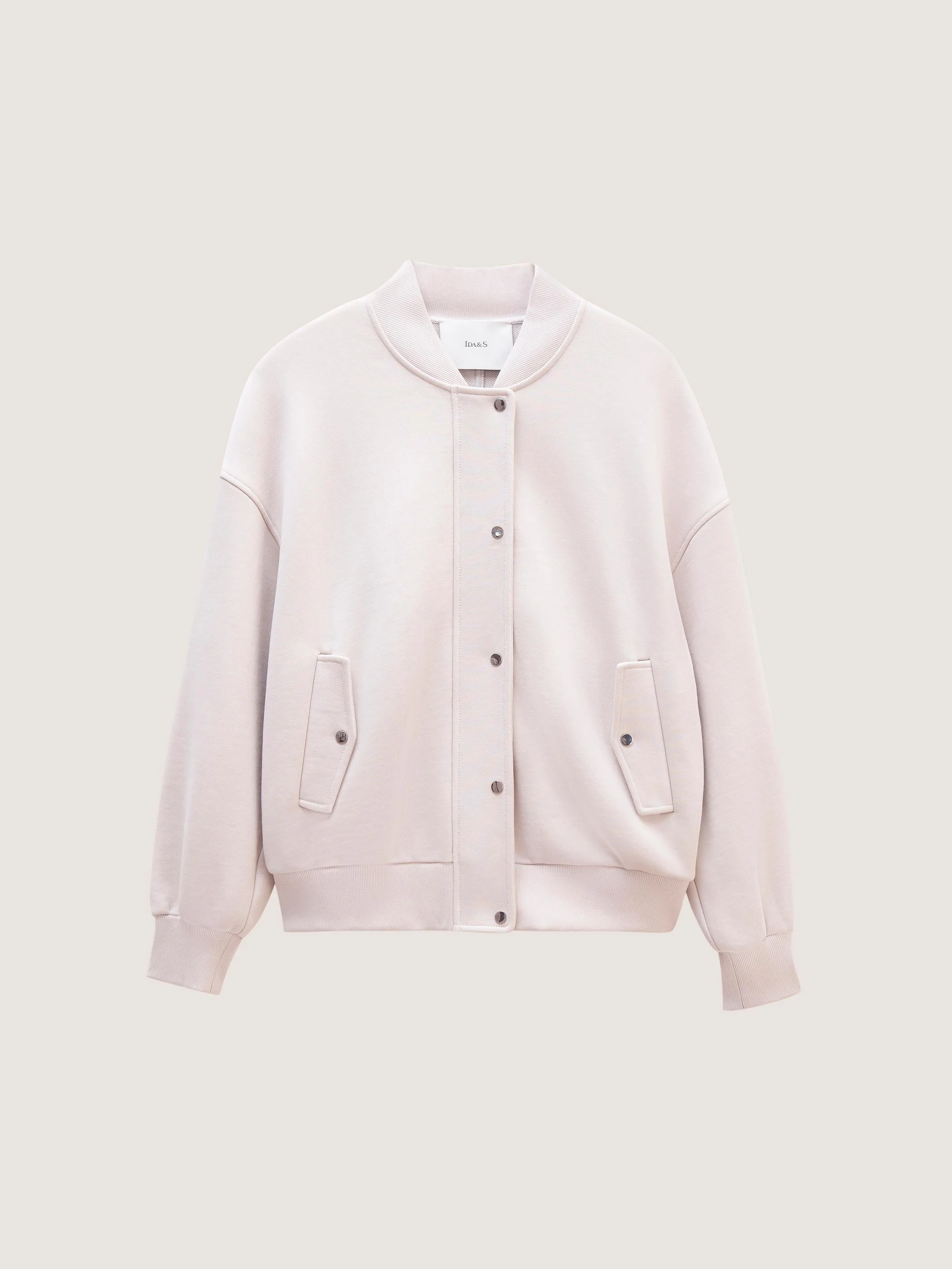 RELAXED BOMBER JACKET WITH HARDWARE TRIM - Image 6