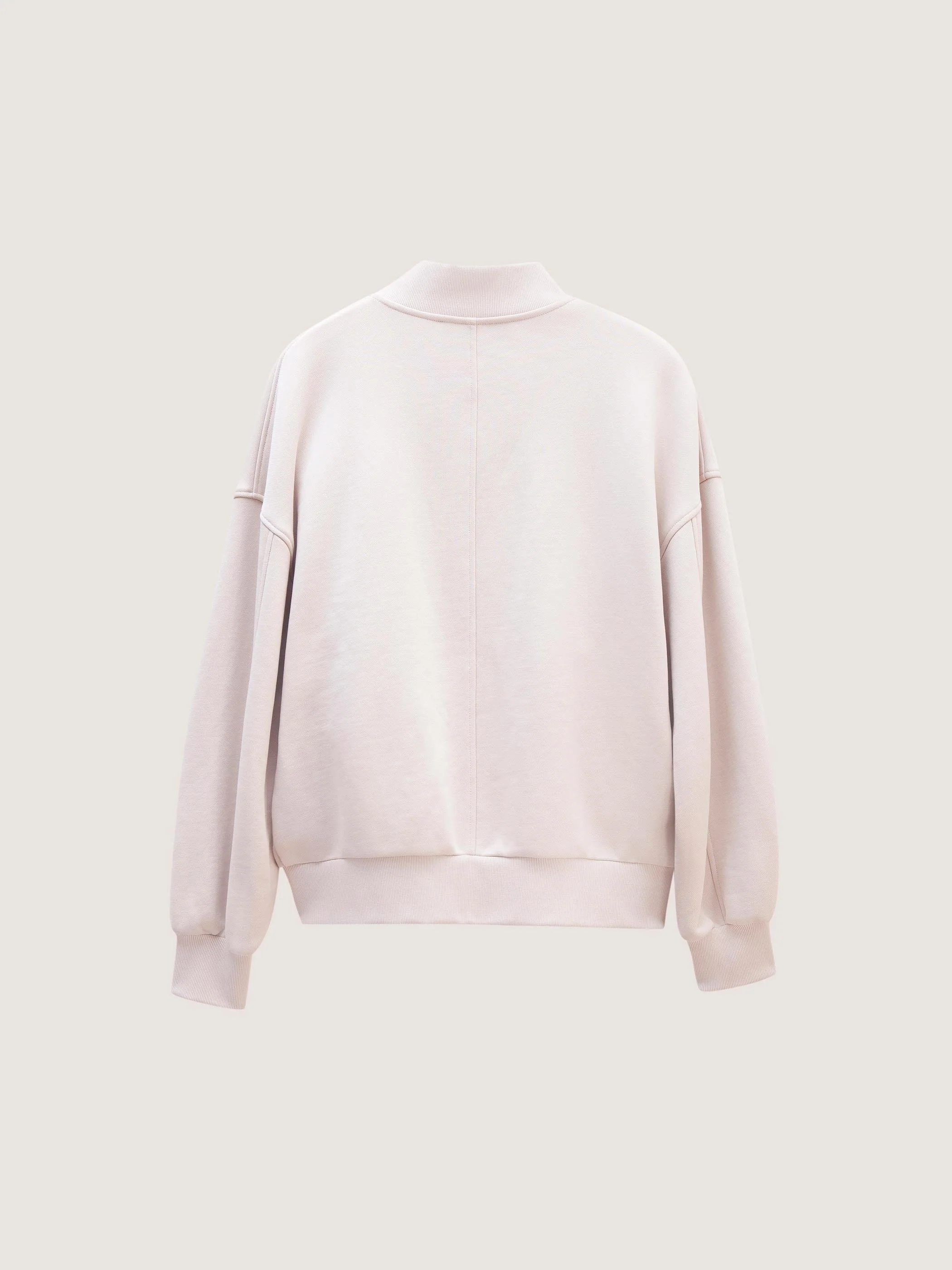 RELAXED BOMBER JACKET WITH HARDWARE TRIM - Image 7