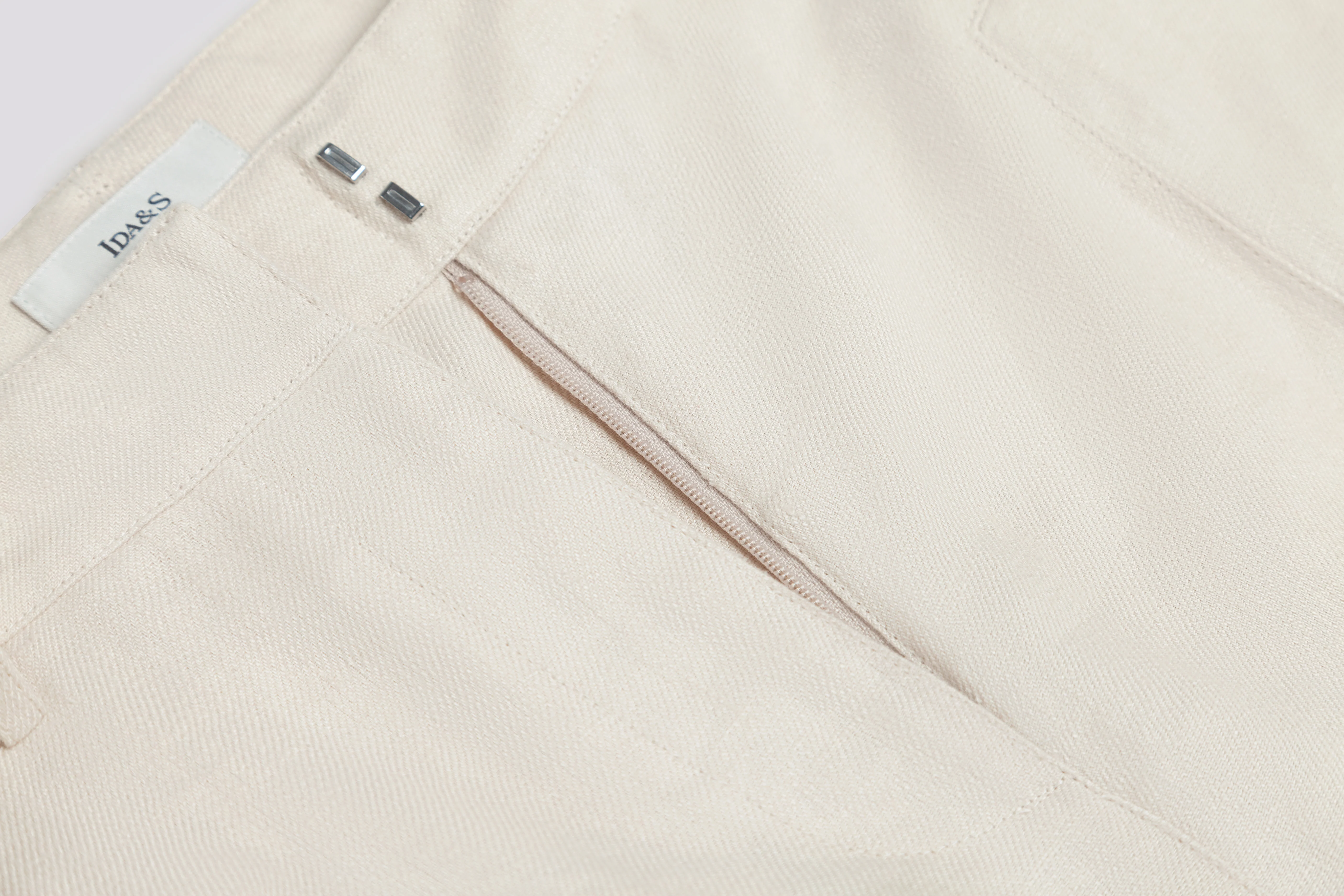 RELAXED WIDE LEG LINEN PANTS - Image 7