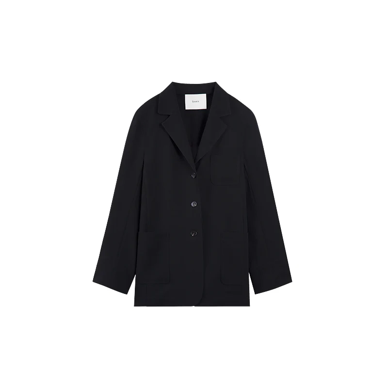 RELAXED CREPE BLAZER W/ BACK DETAIL - Image 6