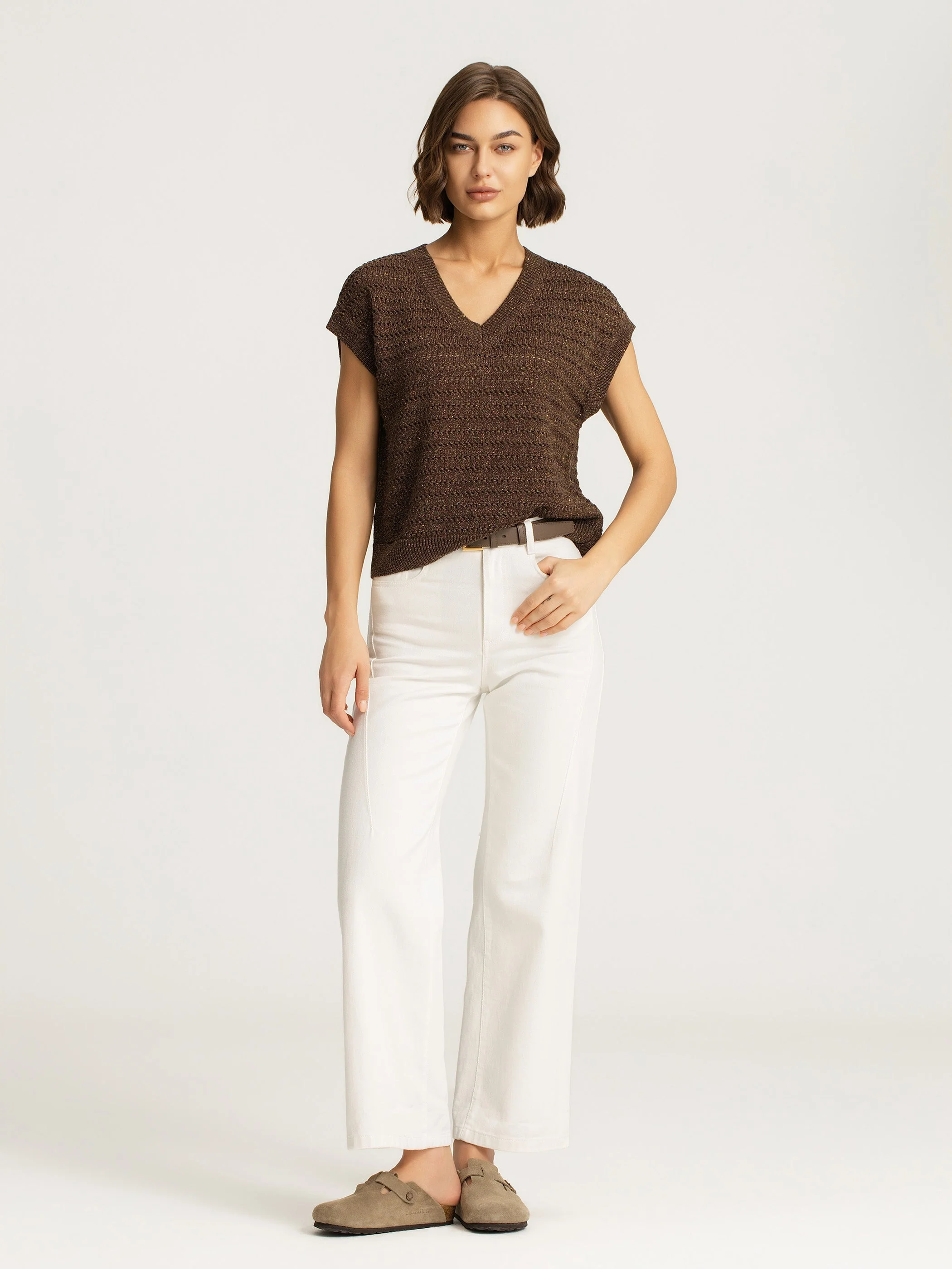 Reni Cotton Knit Top - Image 2