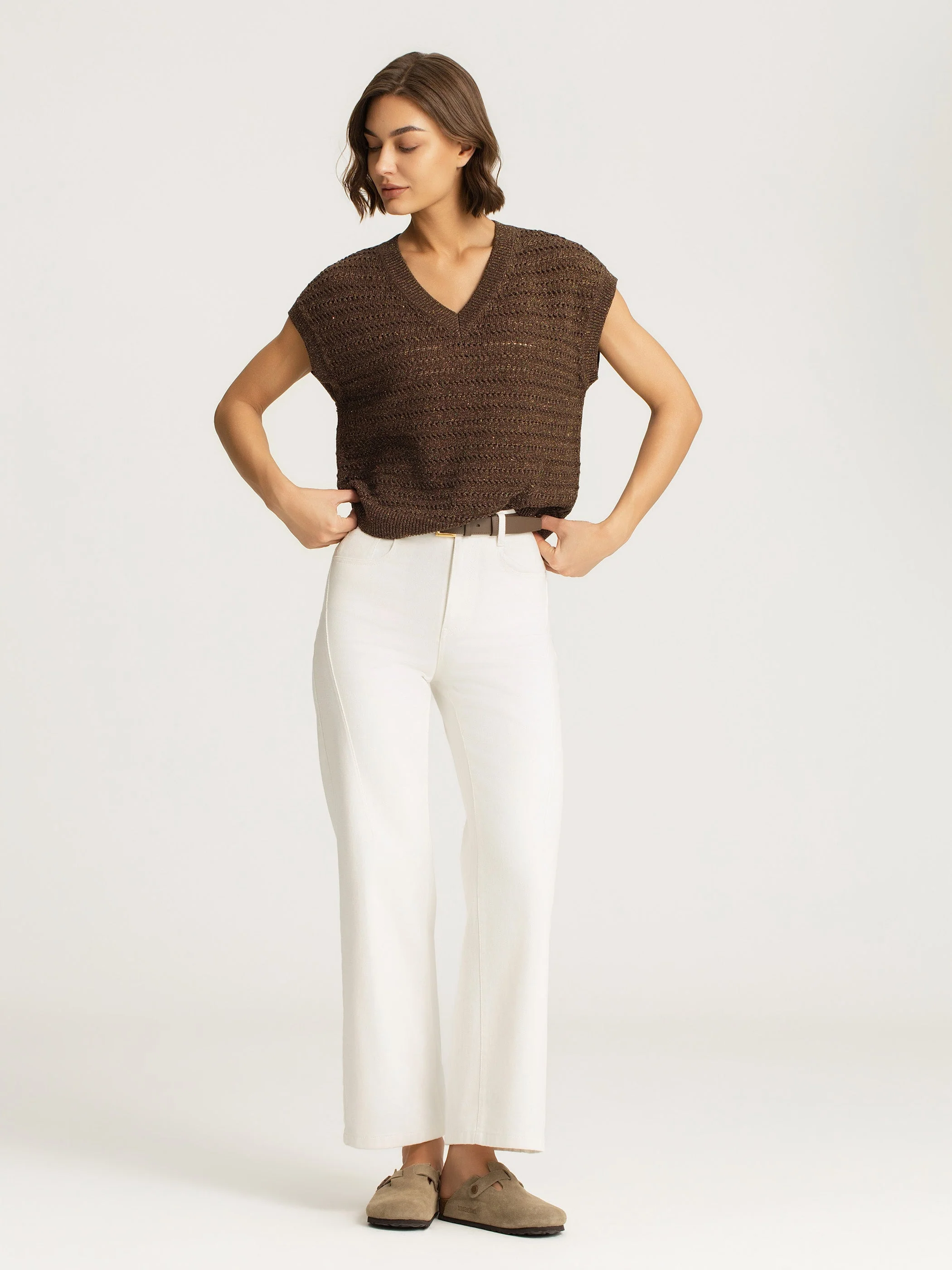 Reni Cotton Knit Top - Image 3